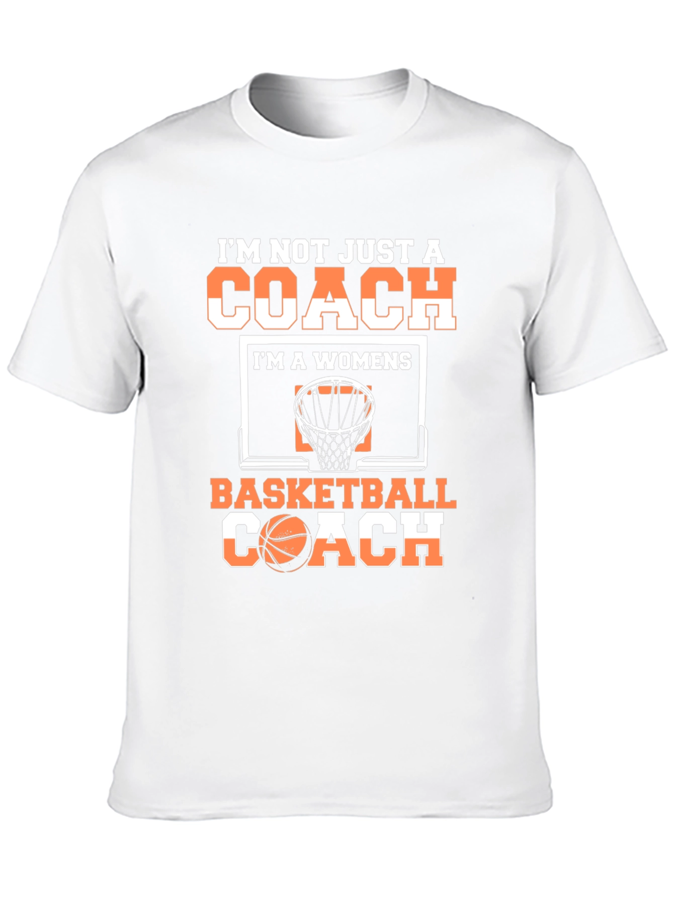 Womens Basketball Coach Graphic T-Shirt