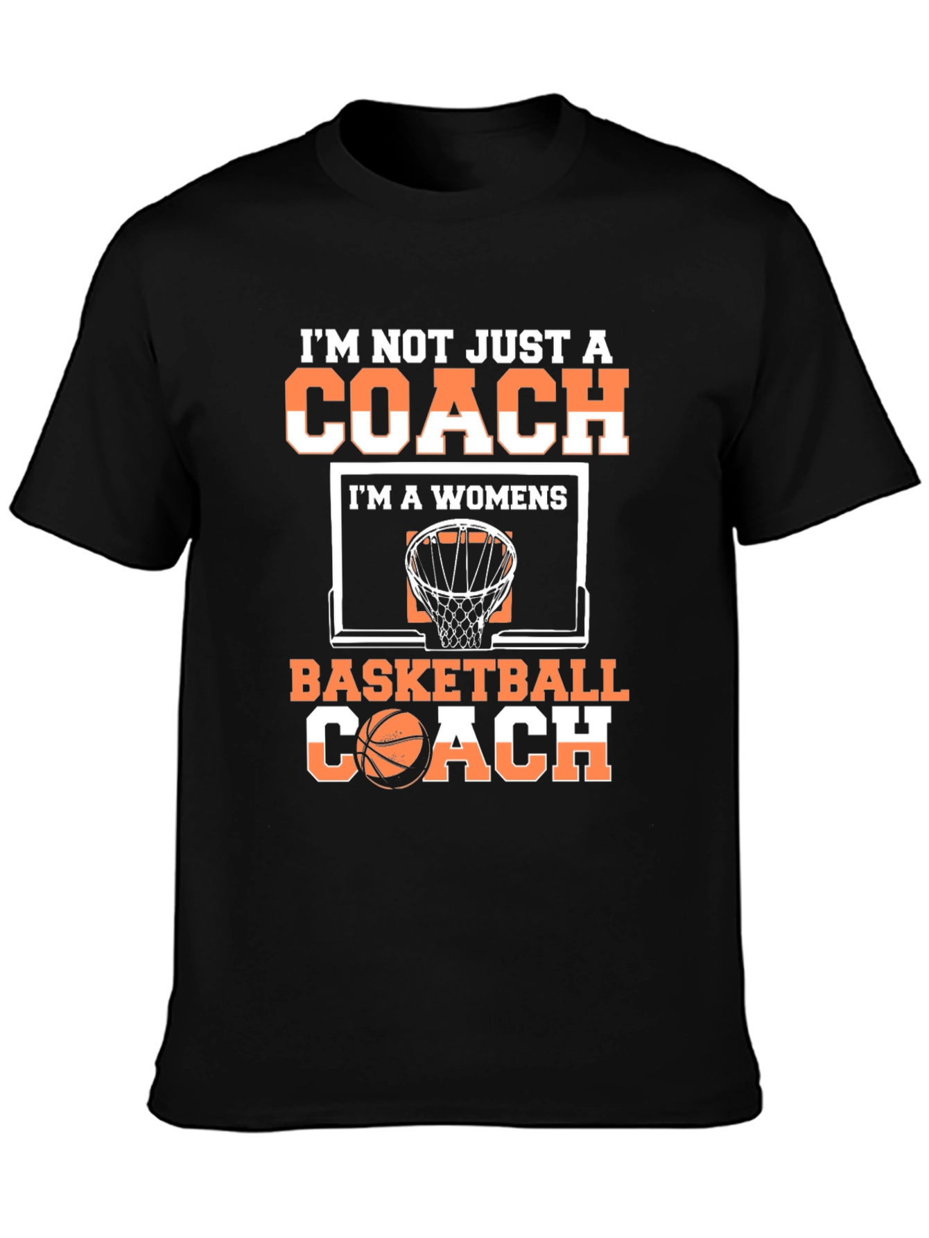 Womens Basketball Coach Graphic T-Shirt