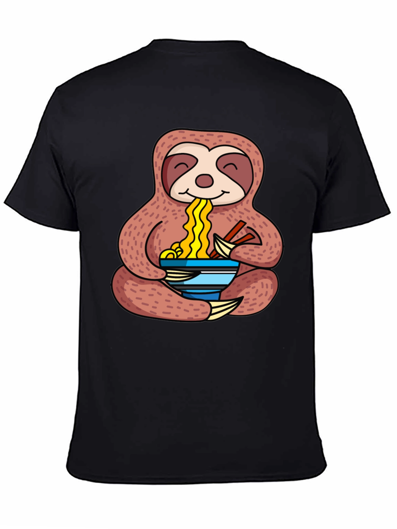 Sloth Ramen T-Shirt - Noodles Lover Tee