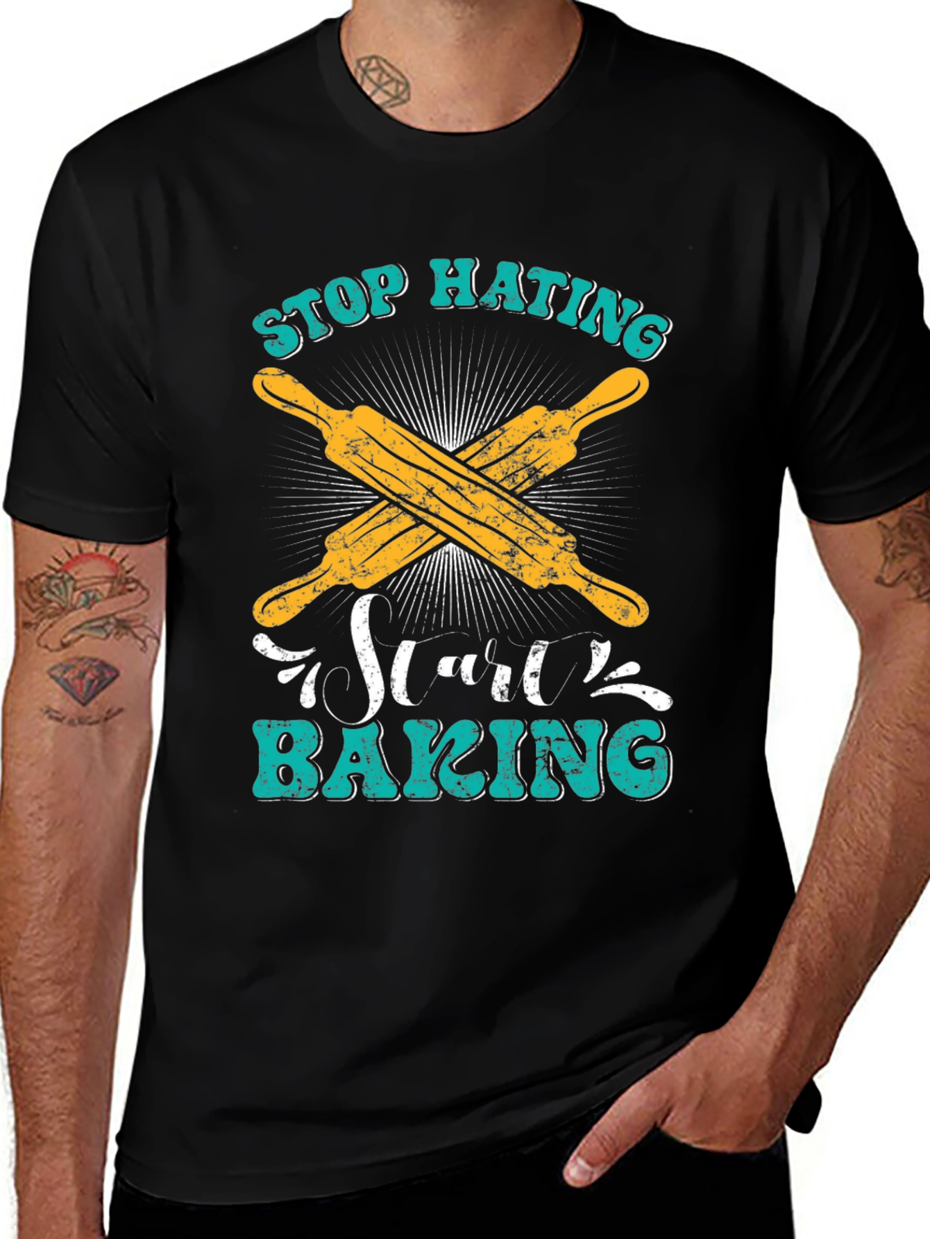 Stop Hating Start Baking T-Shirt