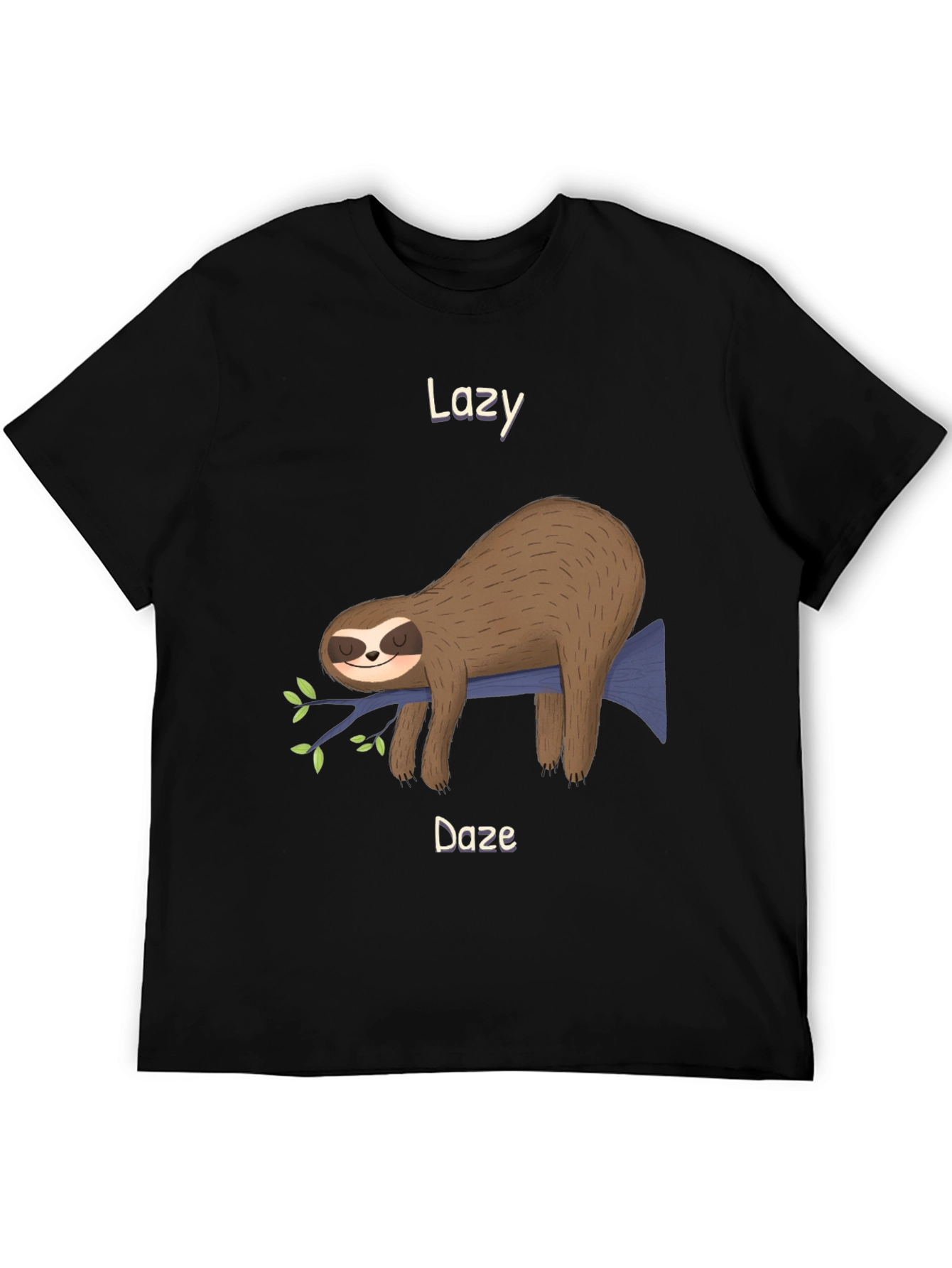 Lazy Daze Sloth Graphic T-Shirt