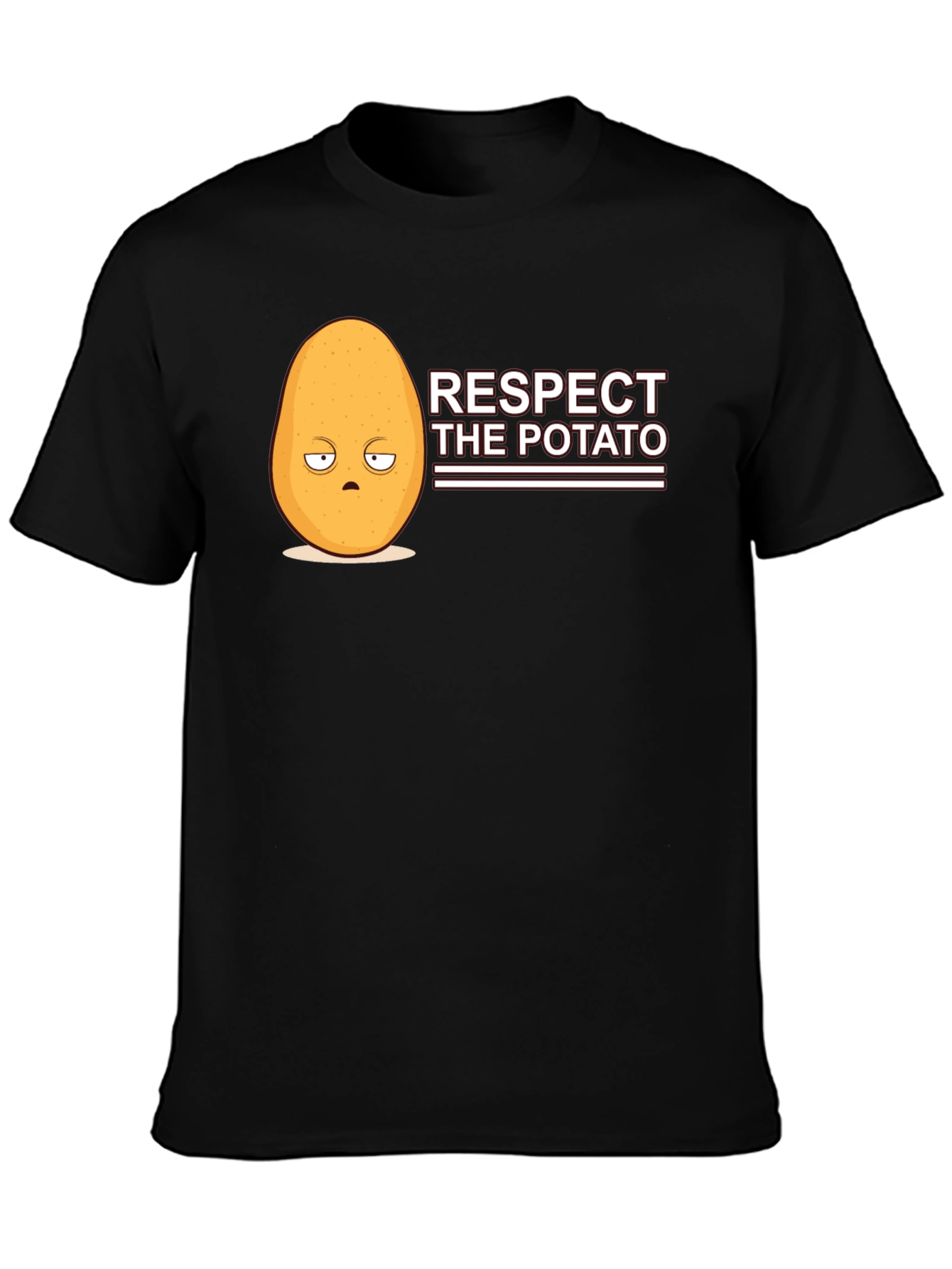 Respect the Potato Funny Graphic Tee