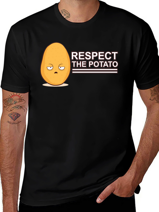 Respect the Potato Funny Graphic Tee