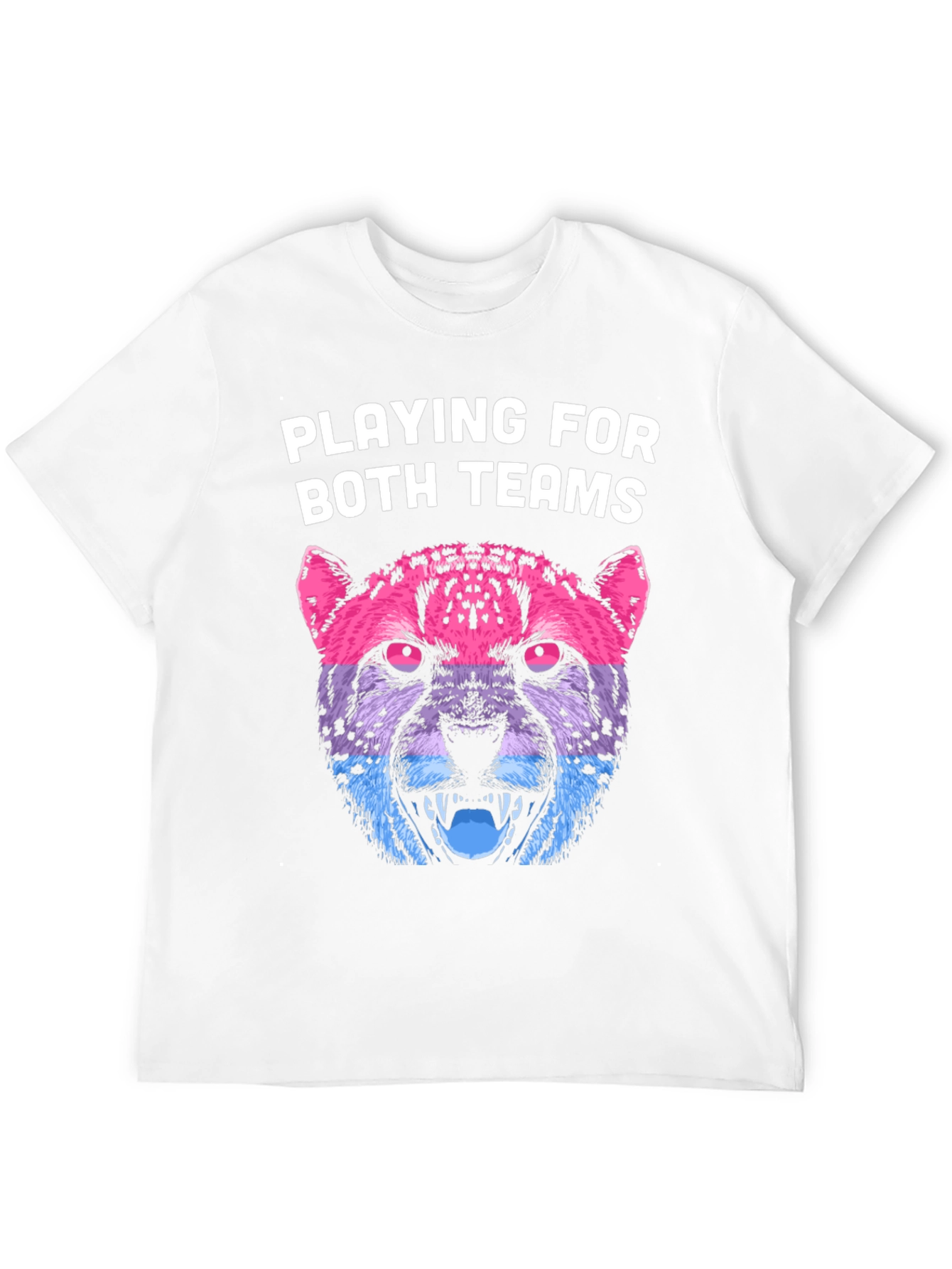 Playing for Both Teams Cheetah Graphic Tee