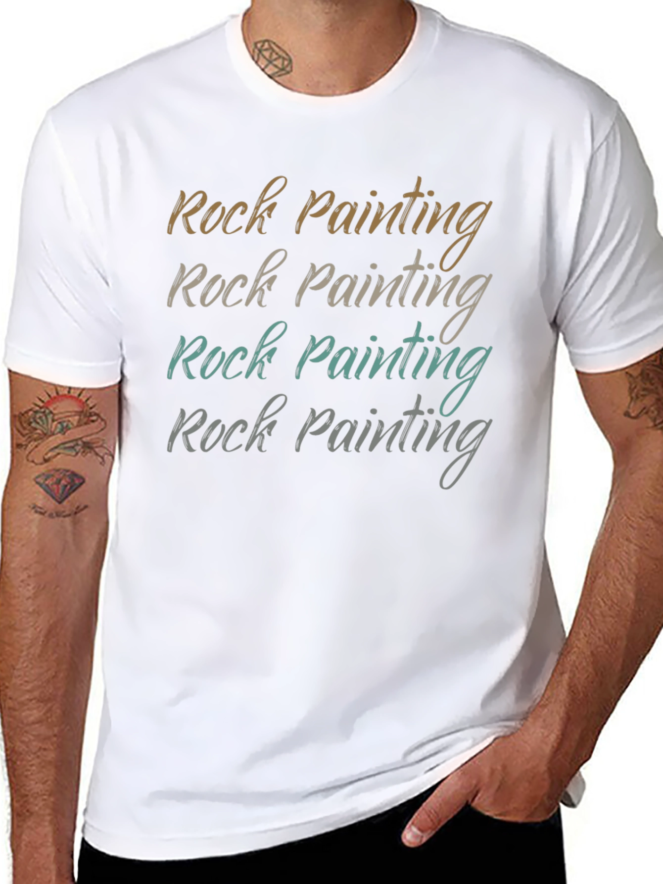 Rock Painting Graphic Tee
