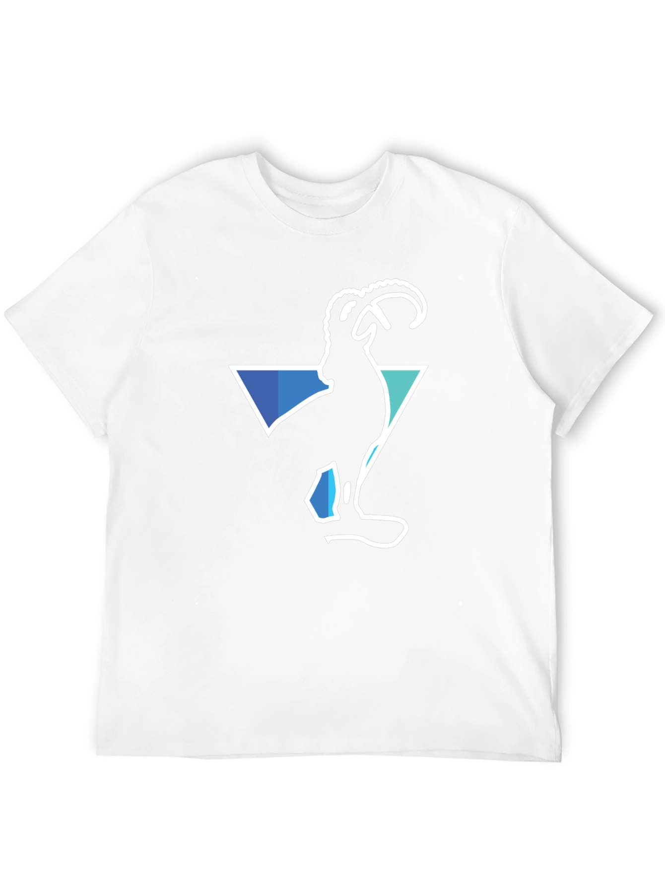 Ram Graphic Print Black T-Shirt