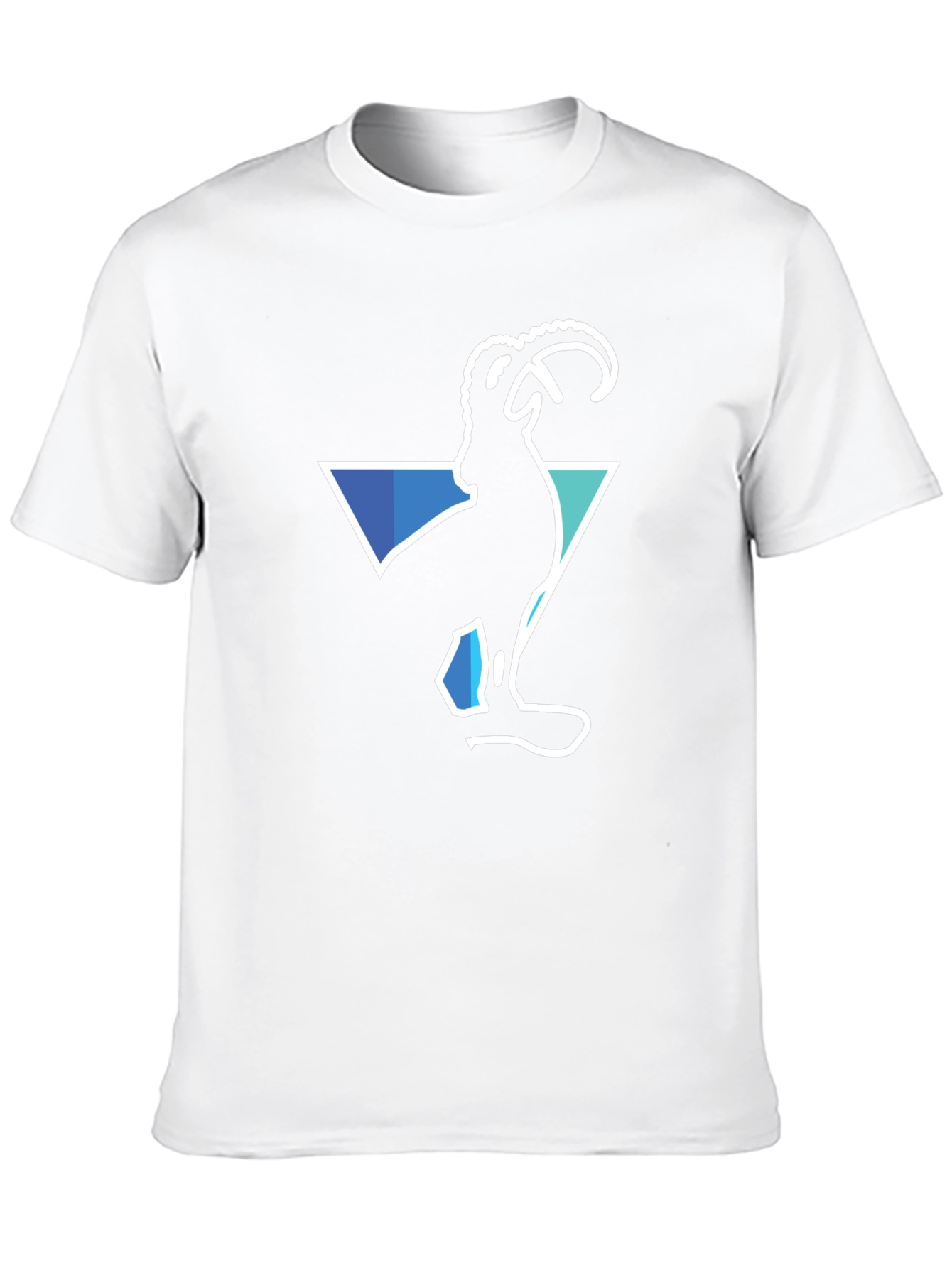 Ram Graphic Print Black T-Shirt