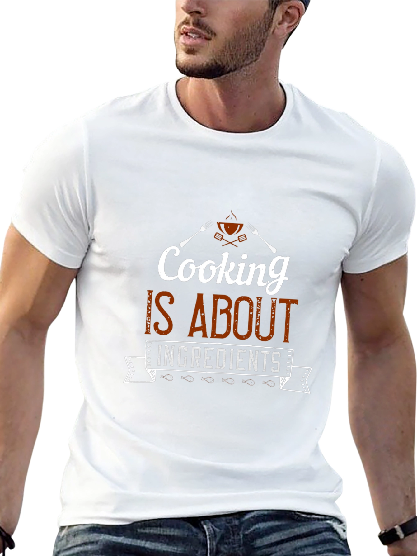 Cooking is About Ingredients Graphic T-Shirt