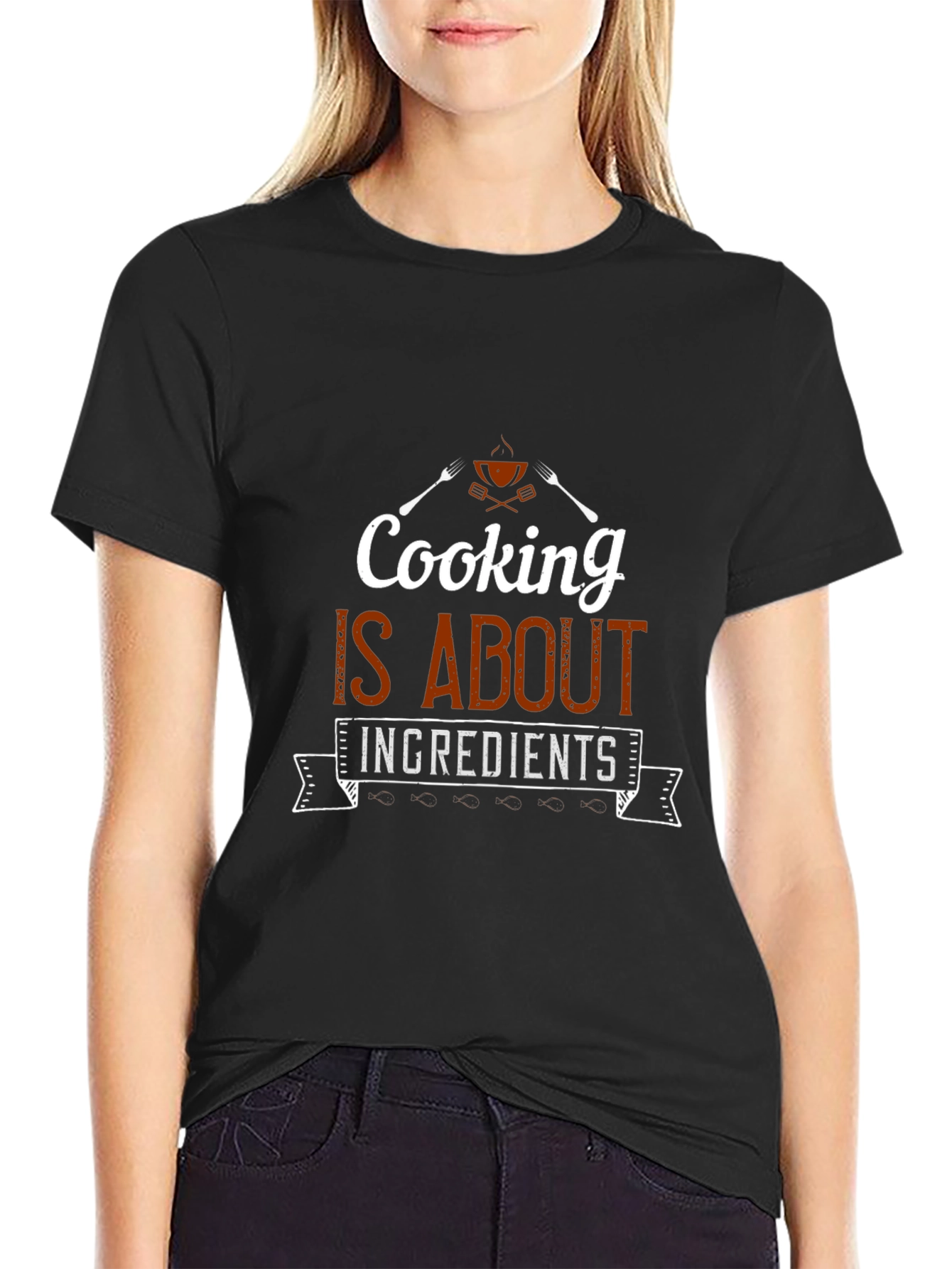 Cooking is About Ingredients Graphic T-Shirt