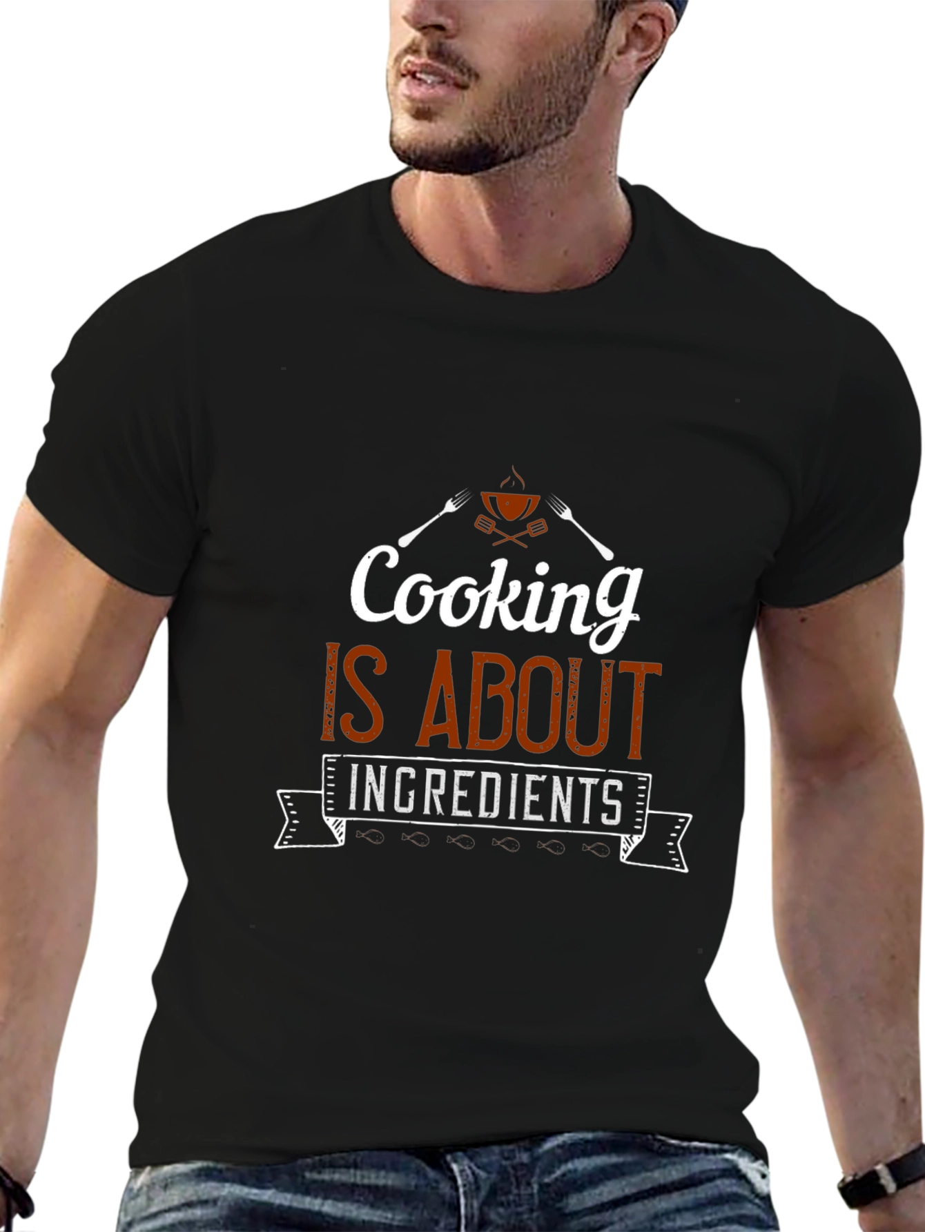 Cooking is About Ingredients Graphic T-Shirt
