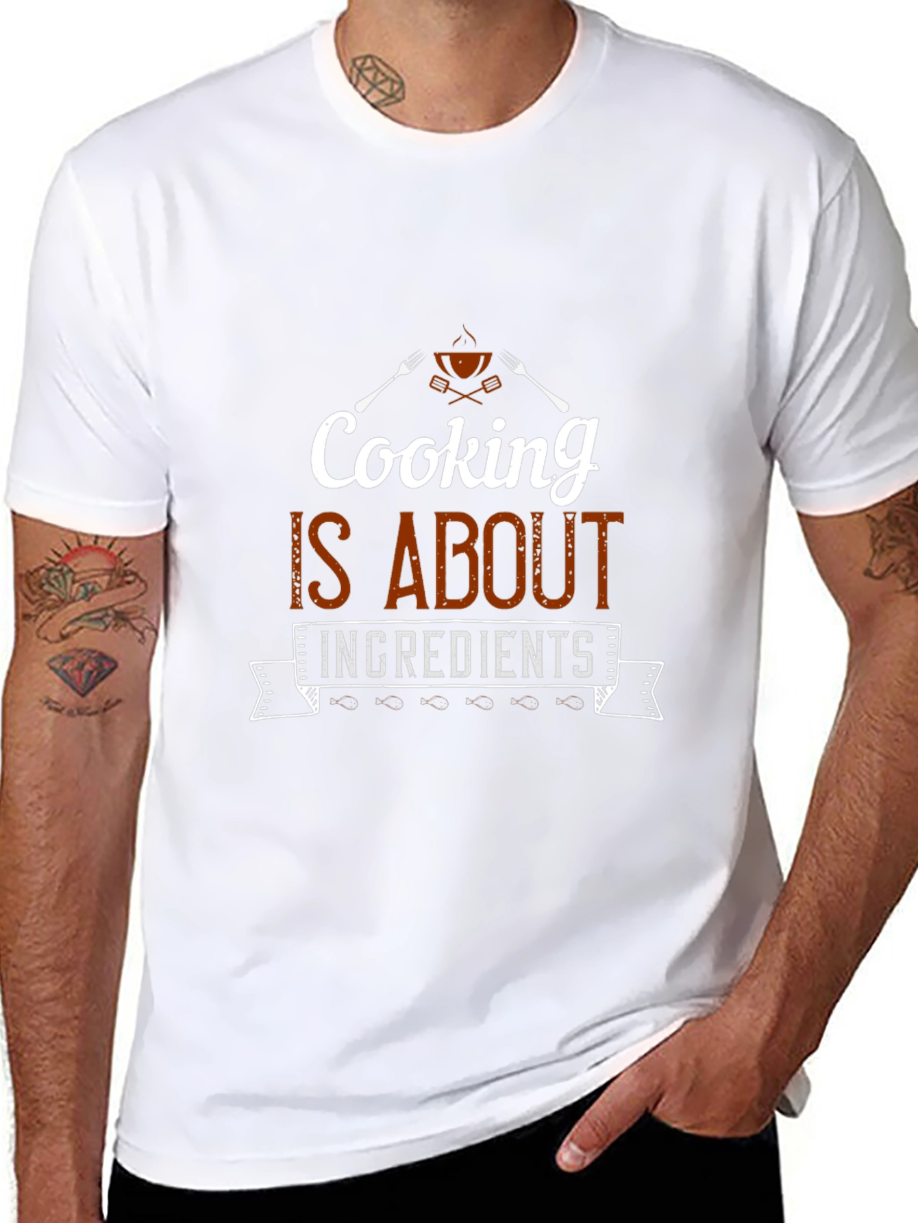 Cooking is About Ingredients Graphic T-Shirt
