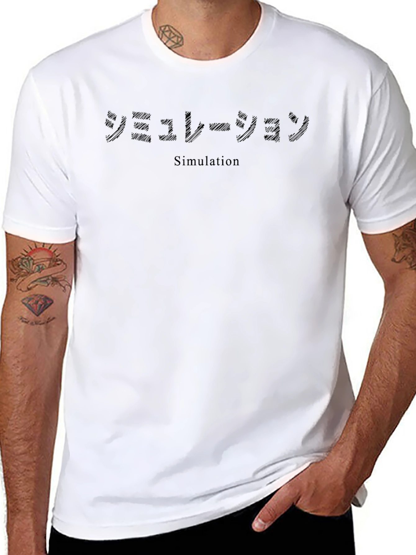 Simulation Graphic T-Shirt