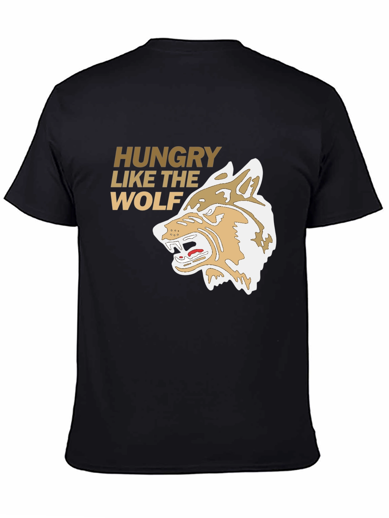Hungry Like the Wolf Graphic Tee - Black