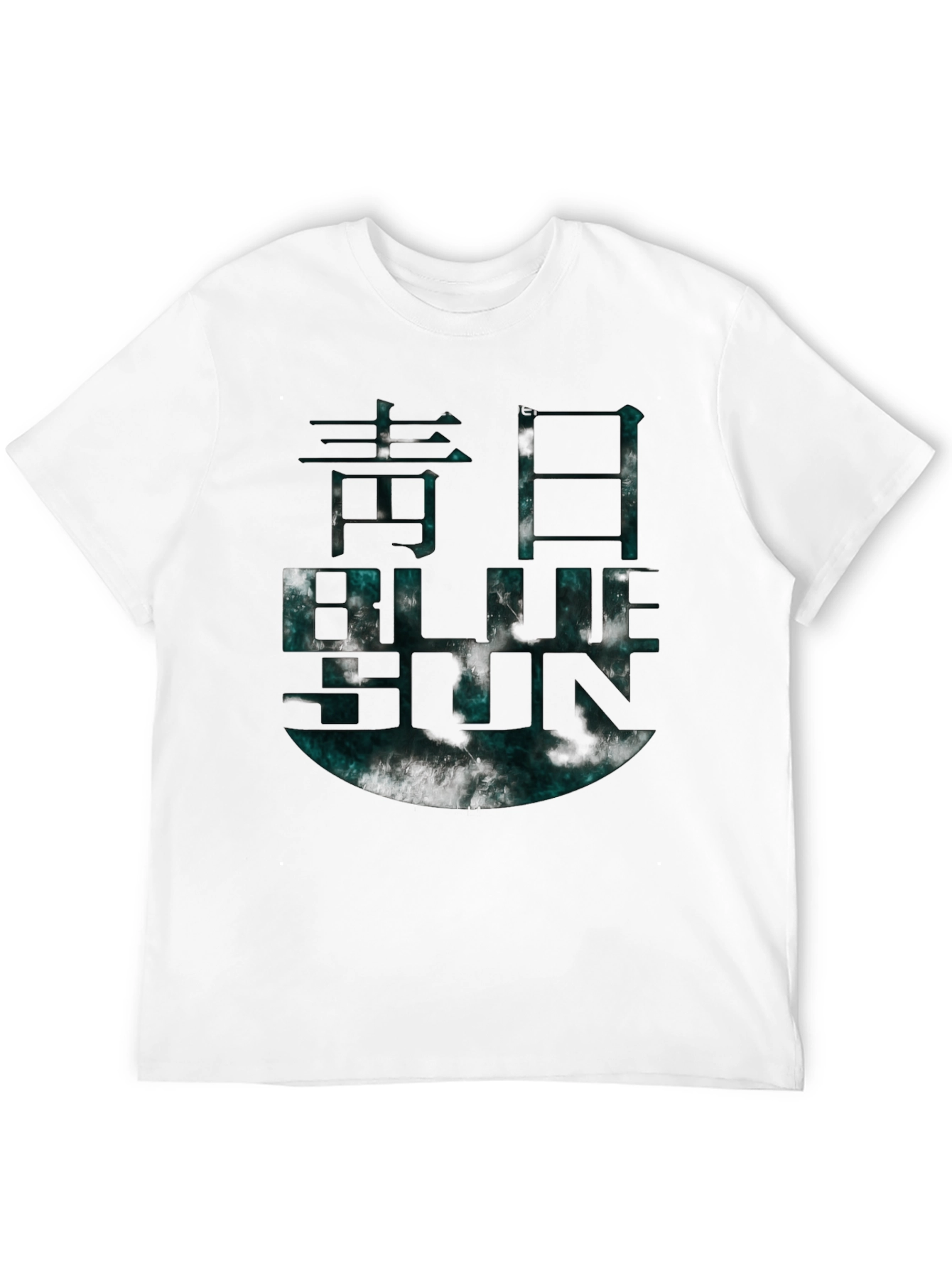 Blue Sun Graphic T-Shirt Black