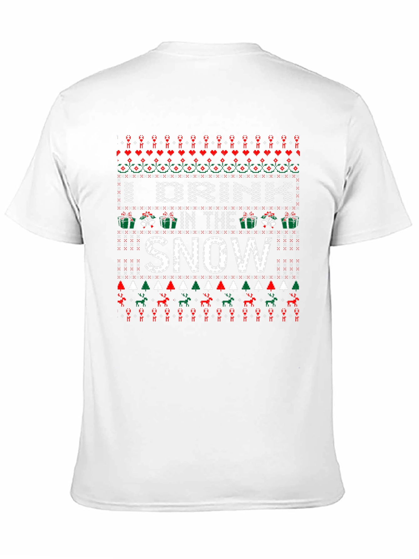 I Drink In The Snow Christmas Graphic Tee