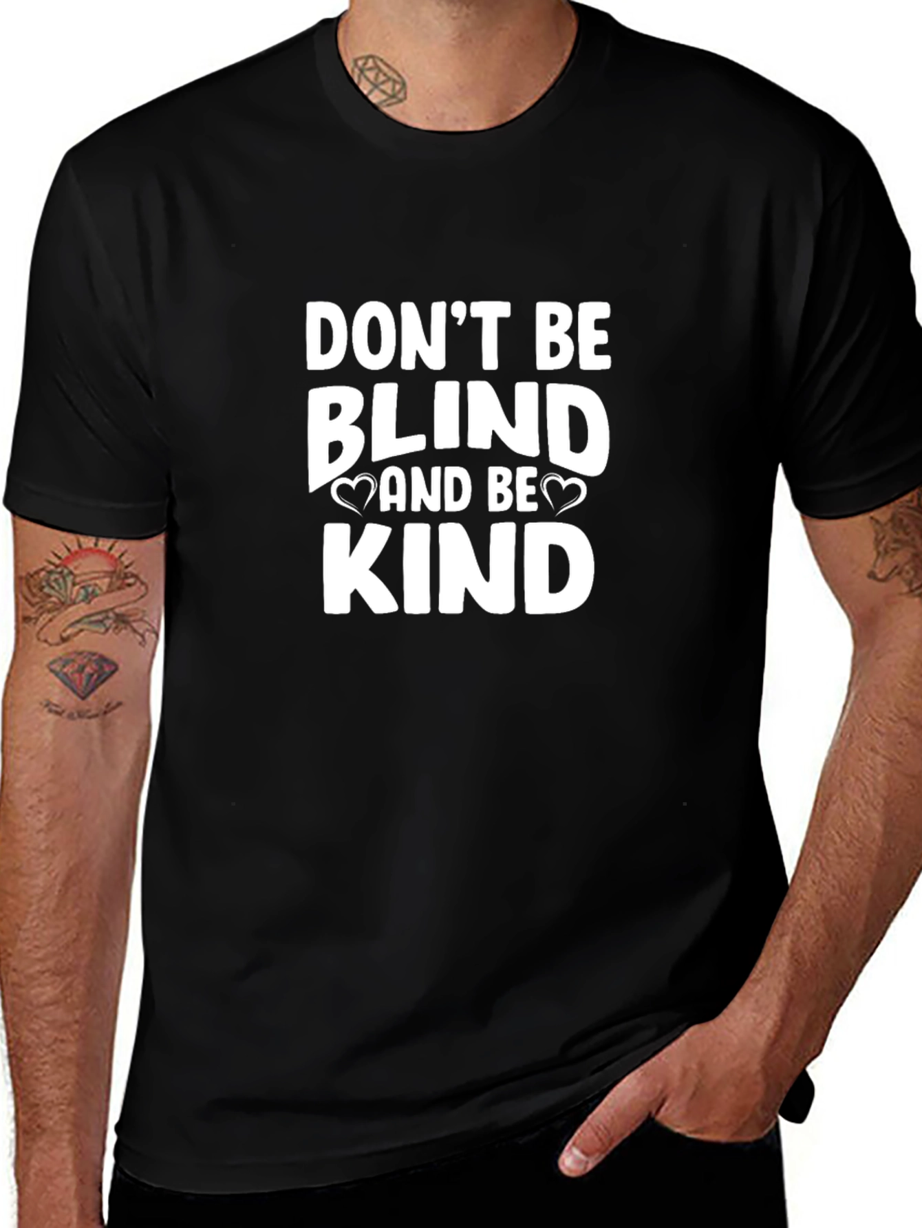Dont Be Blind And Be Kind Graphic Tee