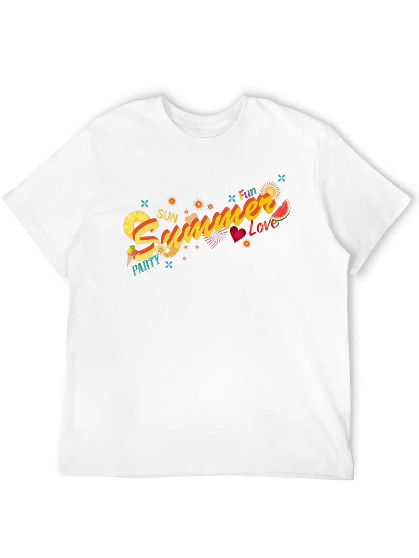 Summer Sun Party T-Shirt Fun Love Graphic Tee