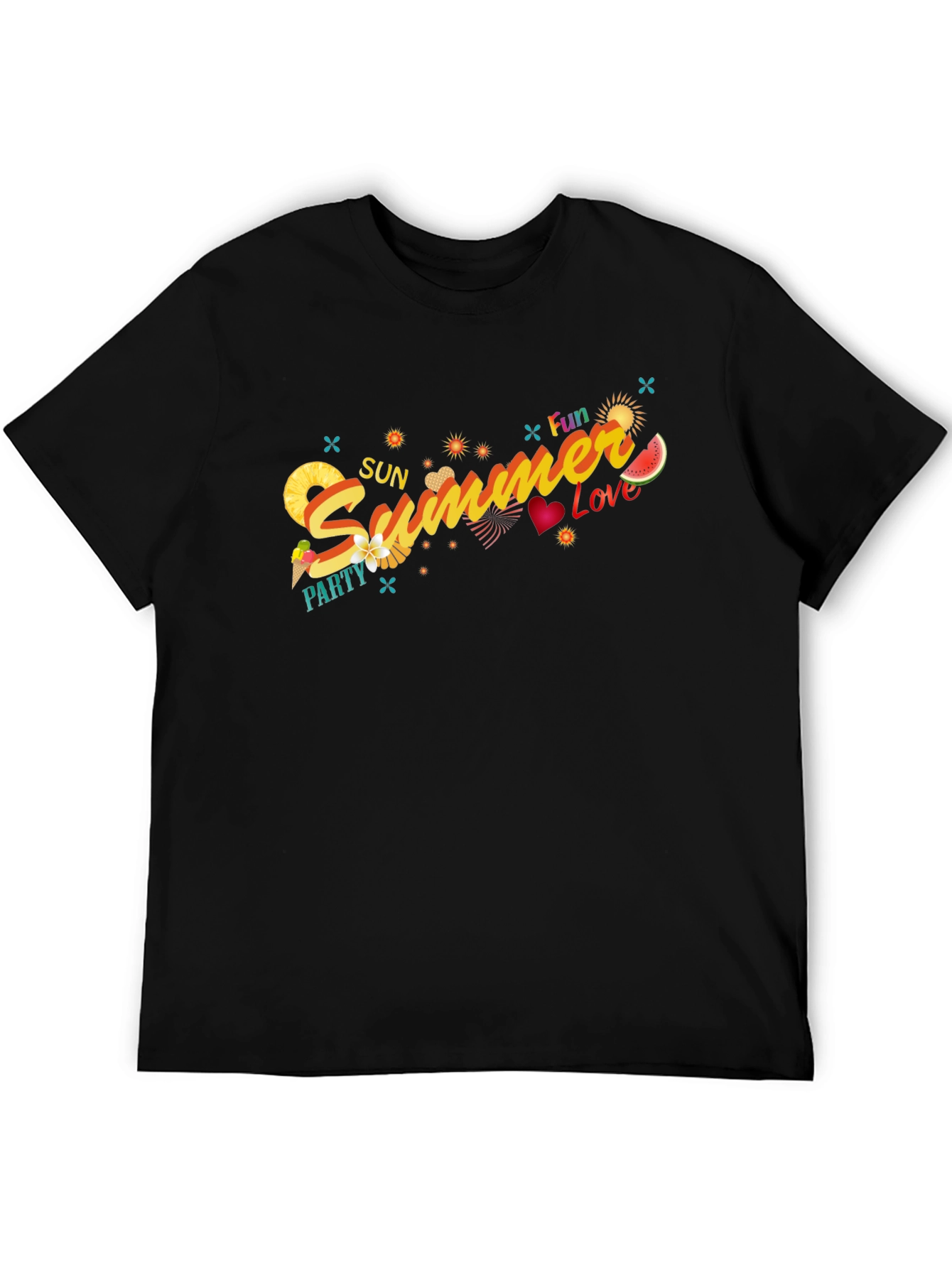 Summer Sun Party T-Shirt Fun Love Graphic Tee