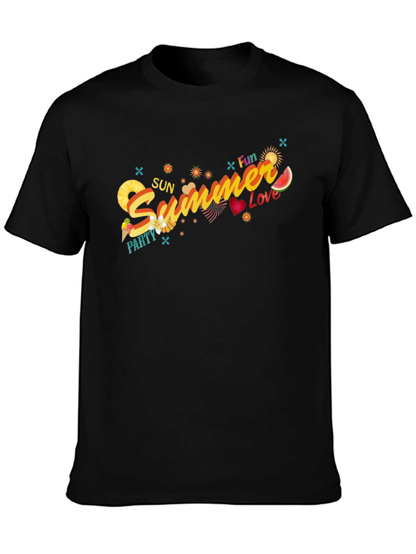Summer Sun Party T-Shirt Fun Love Graphic Tee
