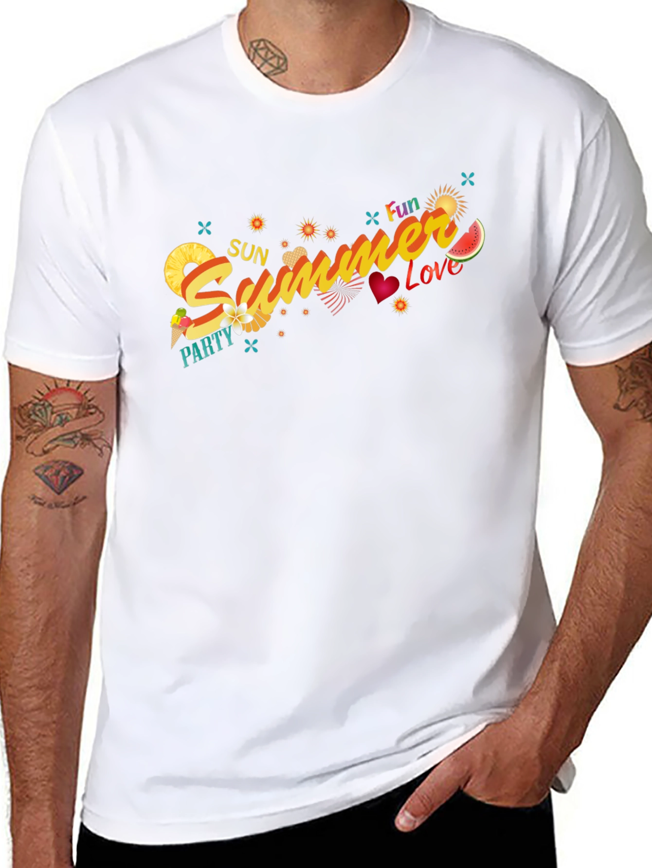 Summer Sun Party T-Shirt Fun Love Graphic Tee