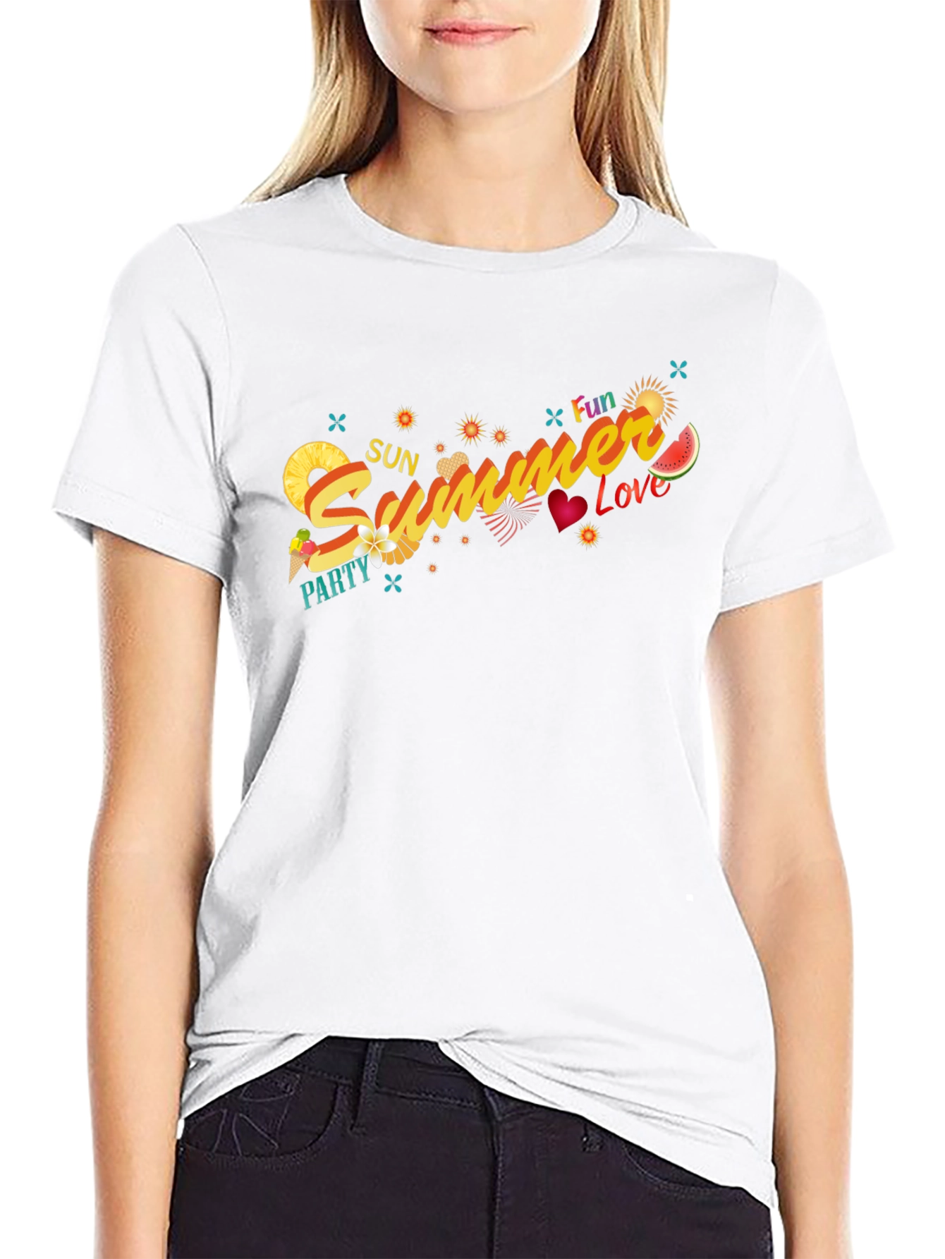 Summer Sun Party T-Shirt Fun Love Graphic Tee