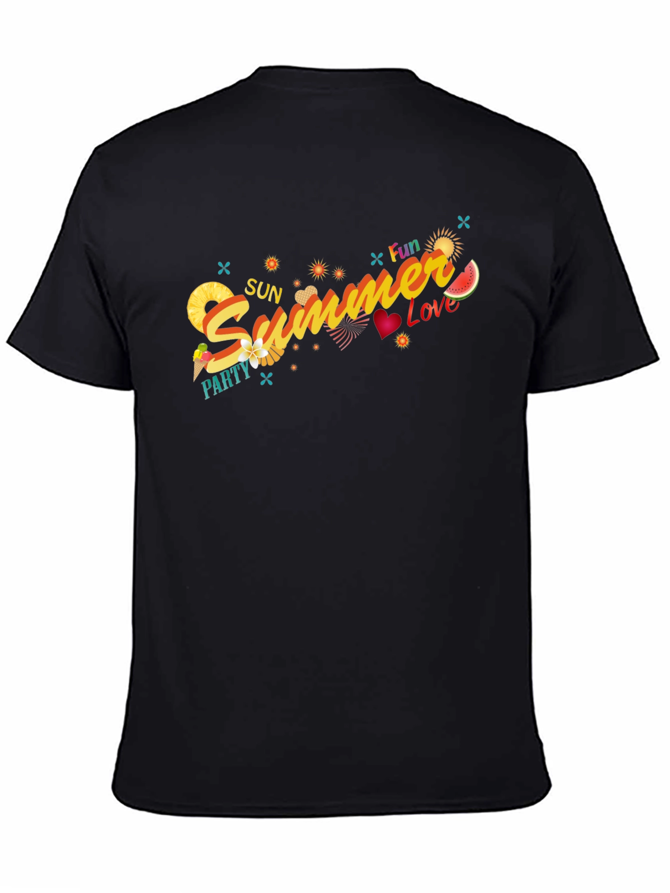 Summer Sun Party T-Shirt Fun Love Graphic Tee