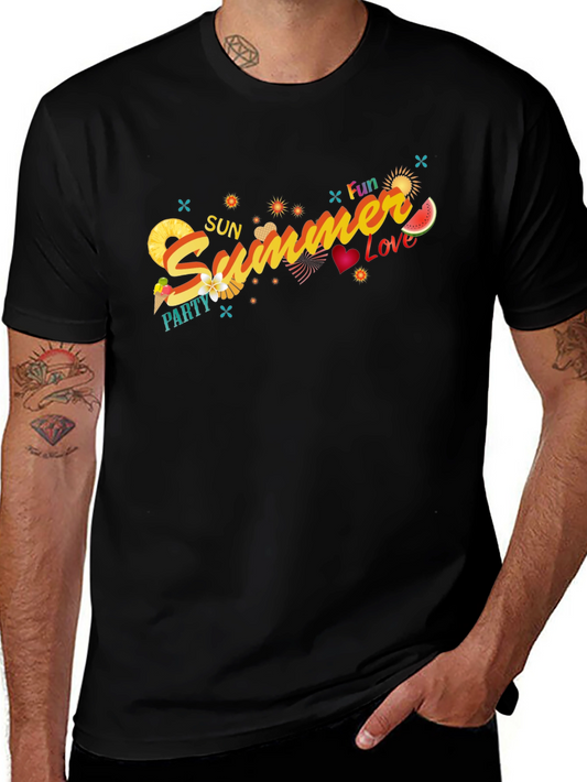 Summer Sun Party T-Shirt Fun Love Graphic Tee