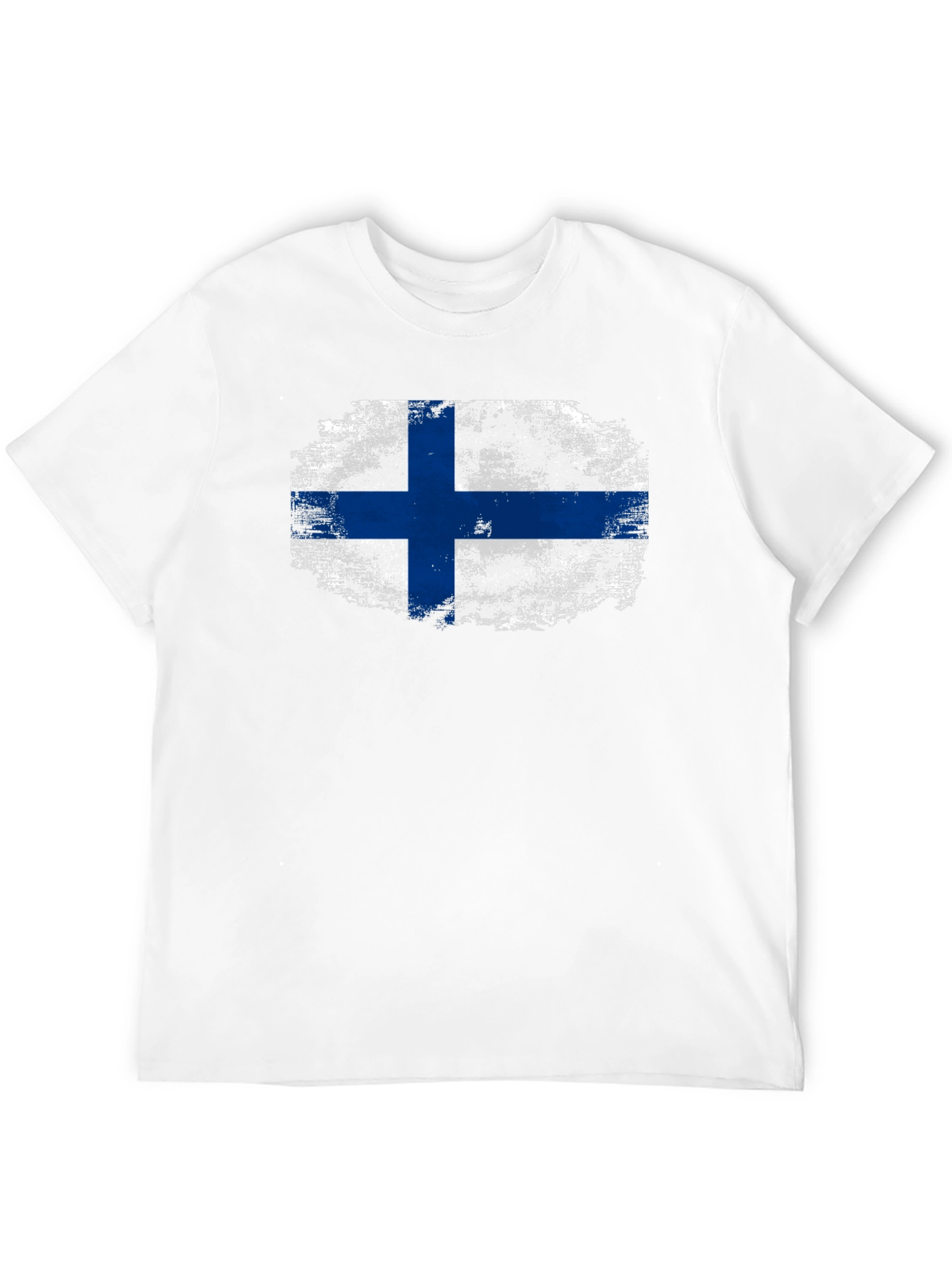 Finland Flag Grunge T-Shirt