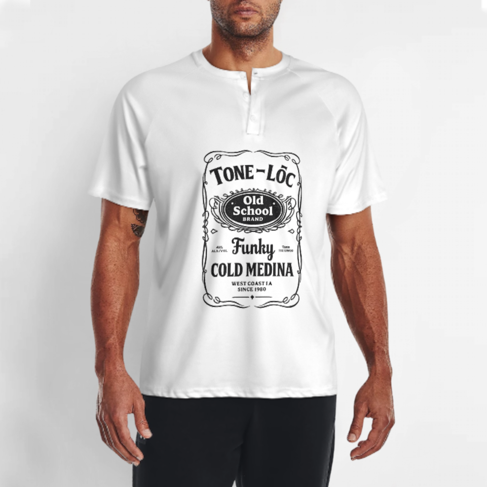 Vintage Funky Cold Medina Graphic Tee, Retro Old School Streetwear Shirt, Classic Monochrome Hip Hop Style T-Shirt(z743)