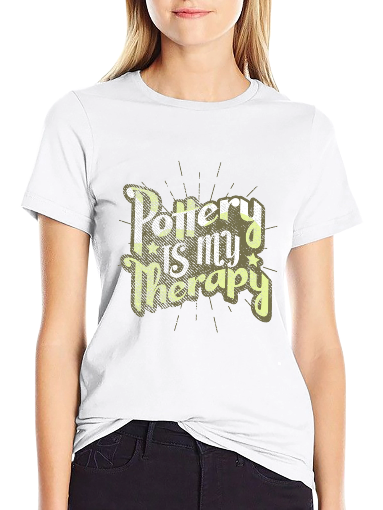 Pottery Is My Therapy Graphic T-Shirt