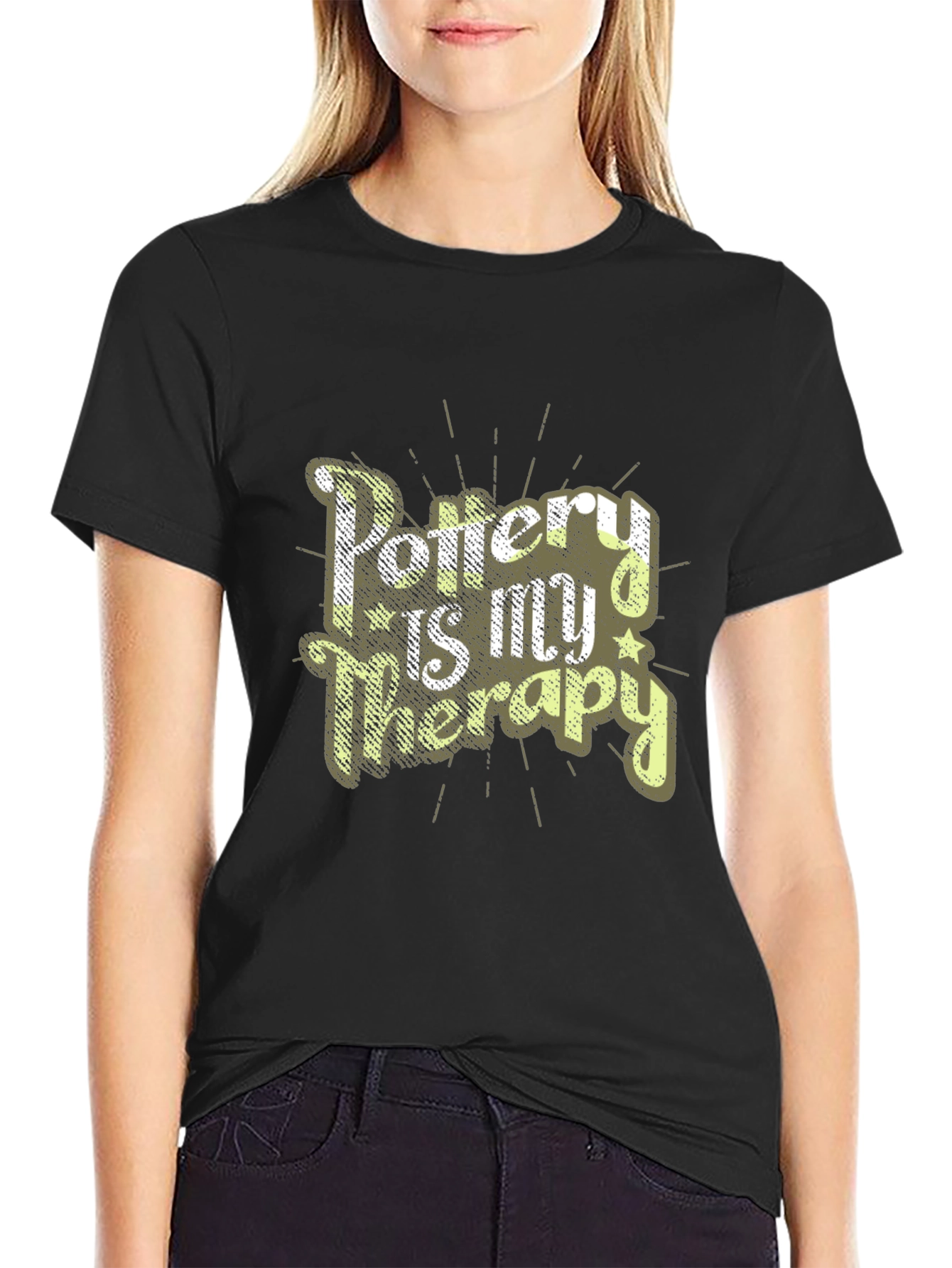 Pottery Is My Therapy Graphic T-Shirt