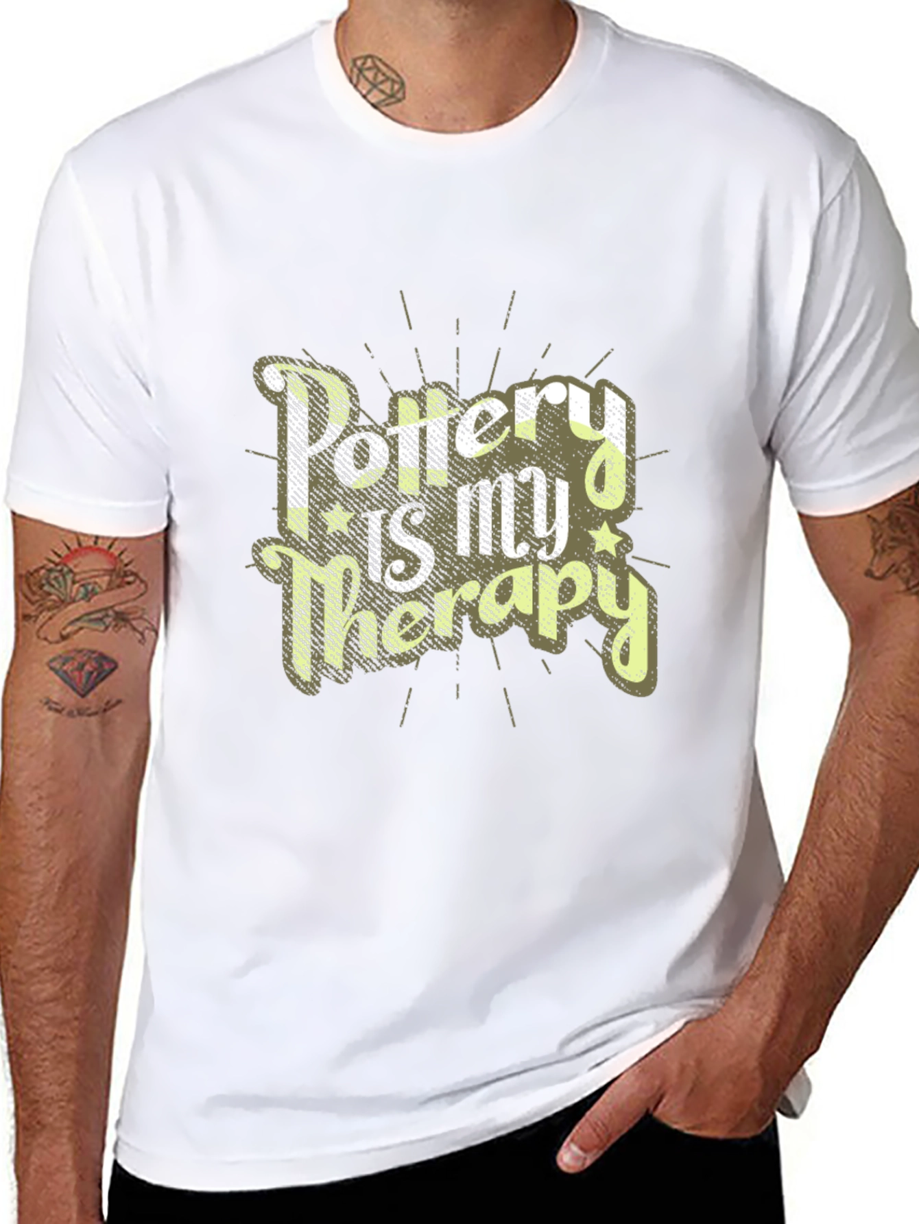 Pottery Is My Therapy Graphic T-Shirt