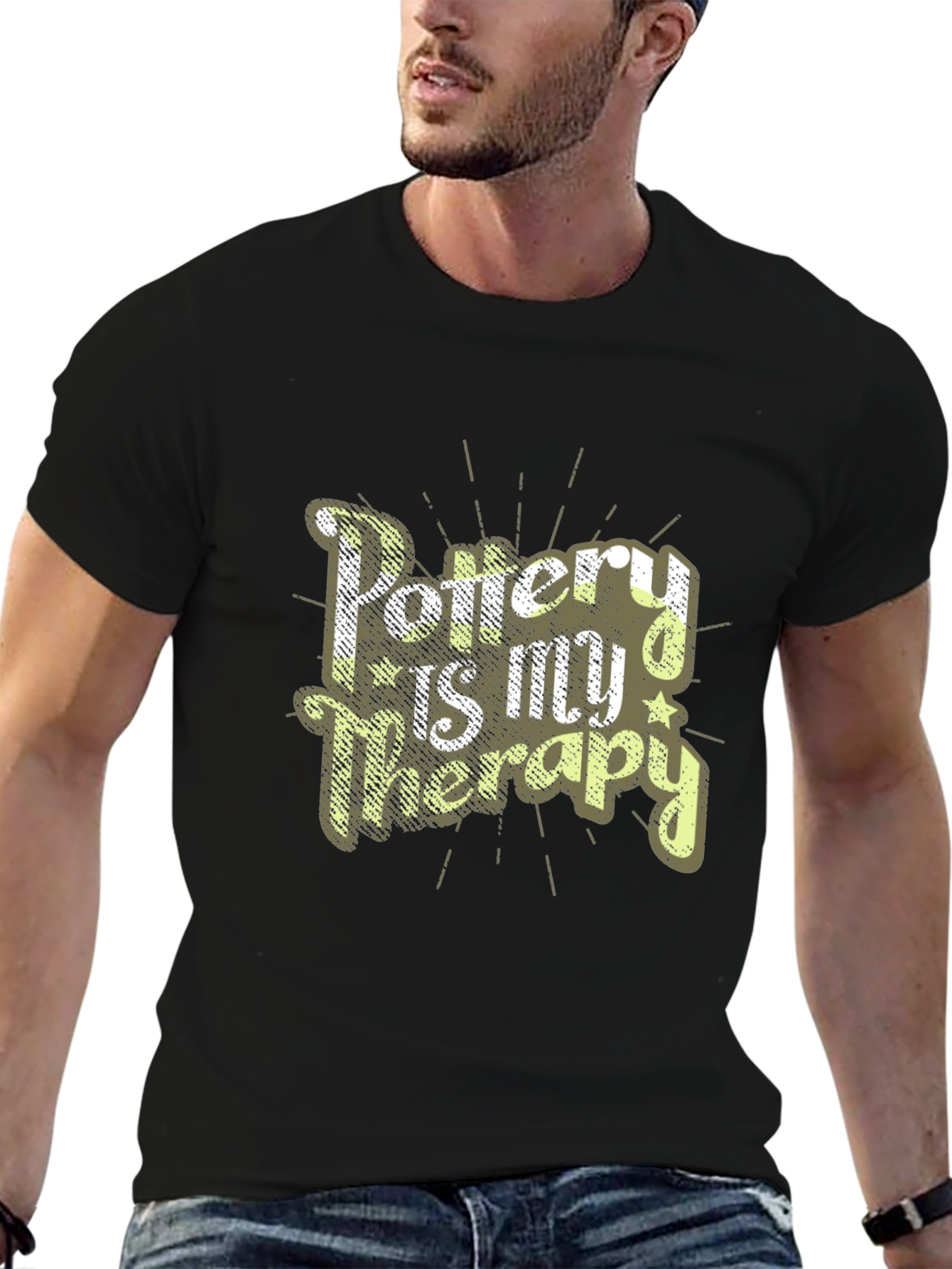 Pottery Is My Therapy Graphic T-Shirt