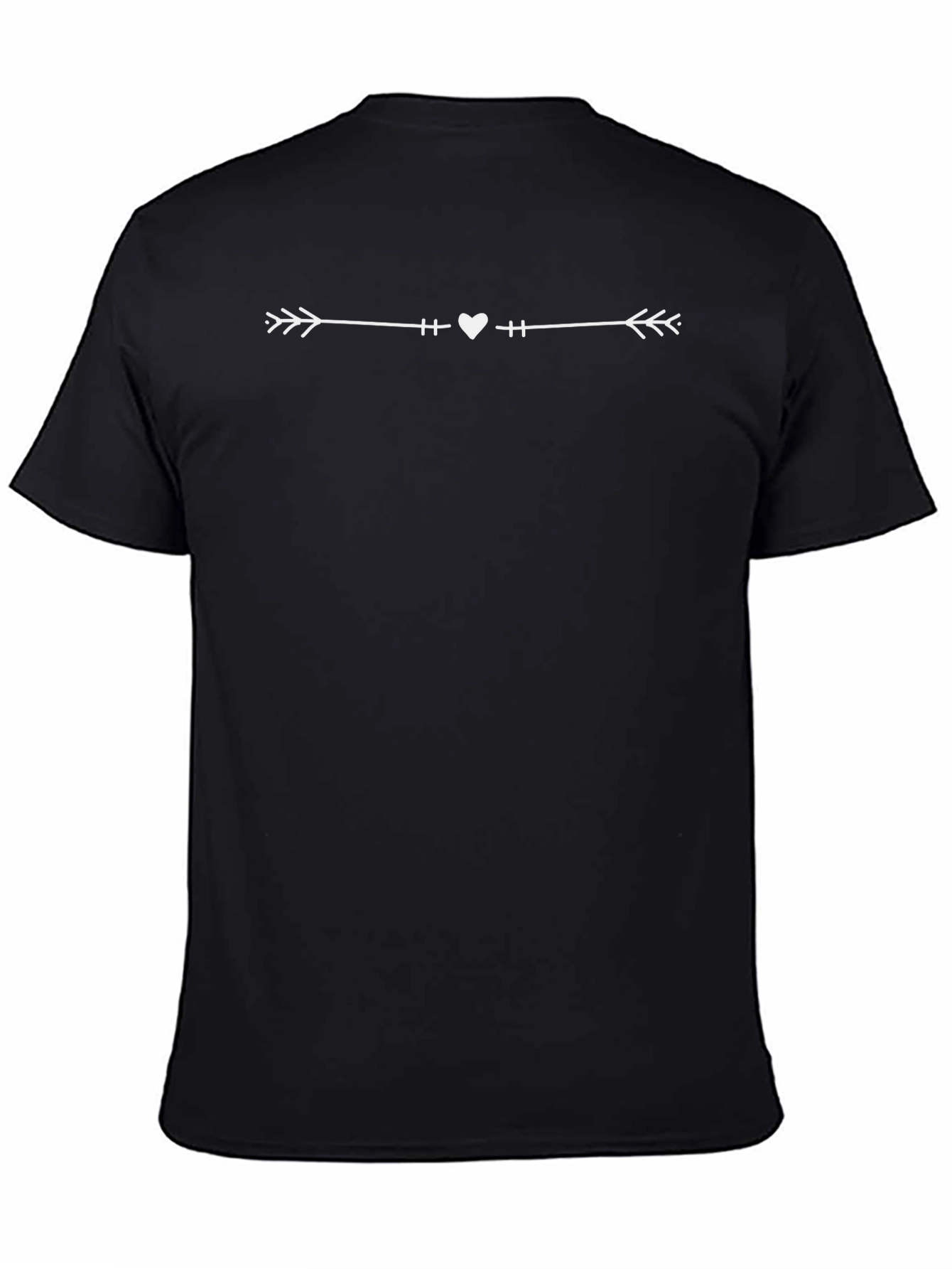 Arrow Heart Graphic Tee - Stylish Casual Comfort