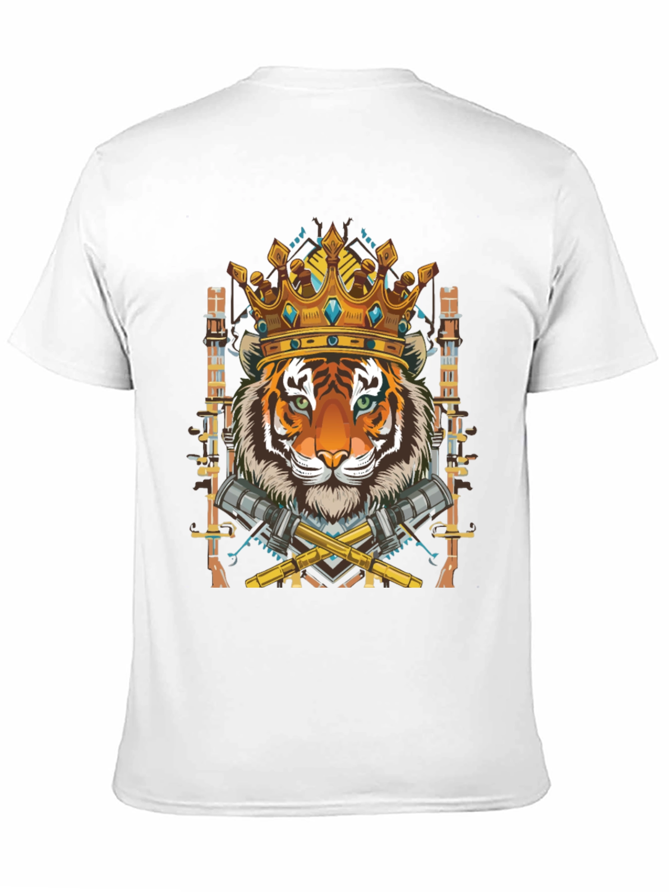 Tiger King Graphic Tee - Mens Black T-Shirt