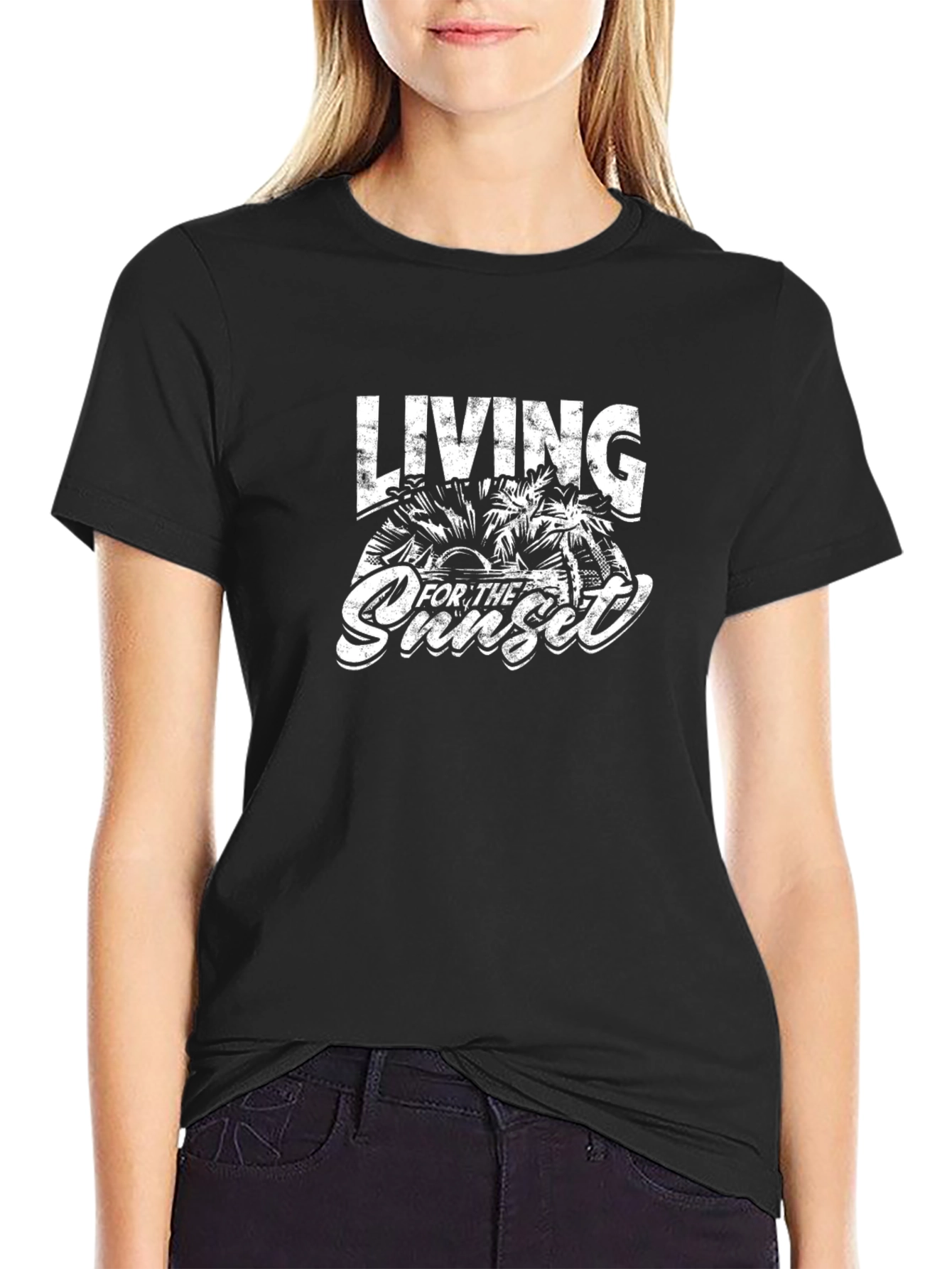 Living for the Sunset Graphic T-Shirt