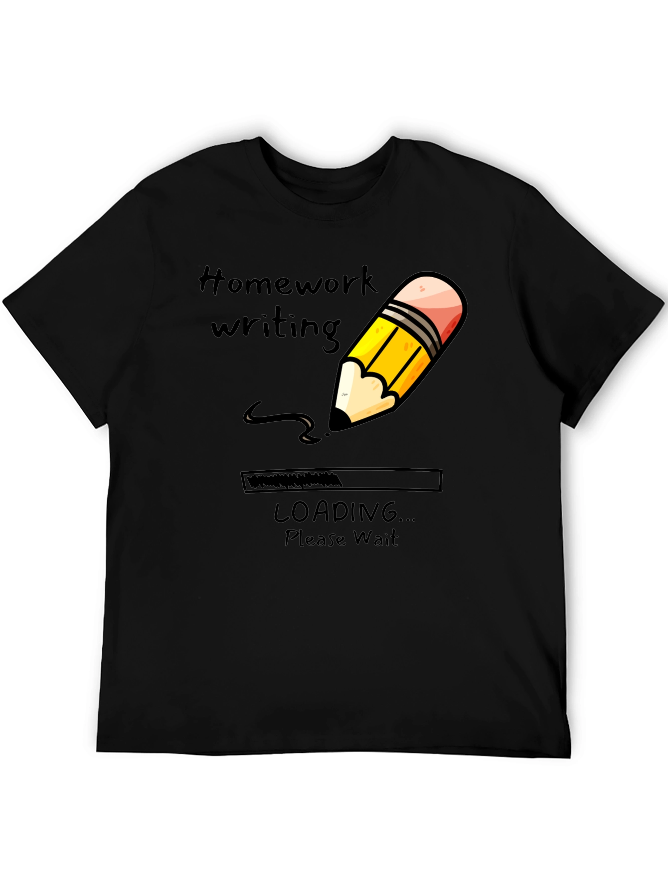 Homework Writing Loading T-Shirt