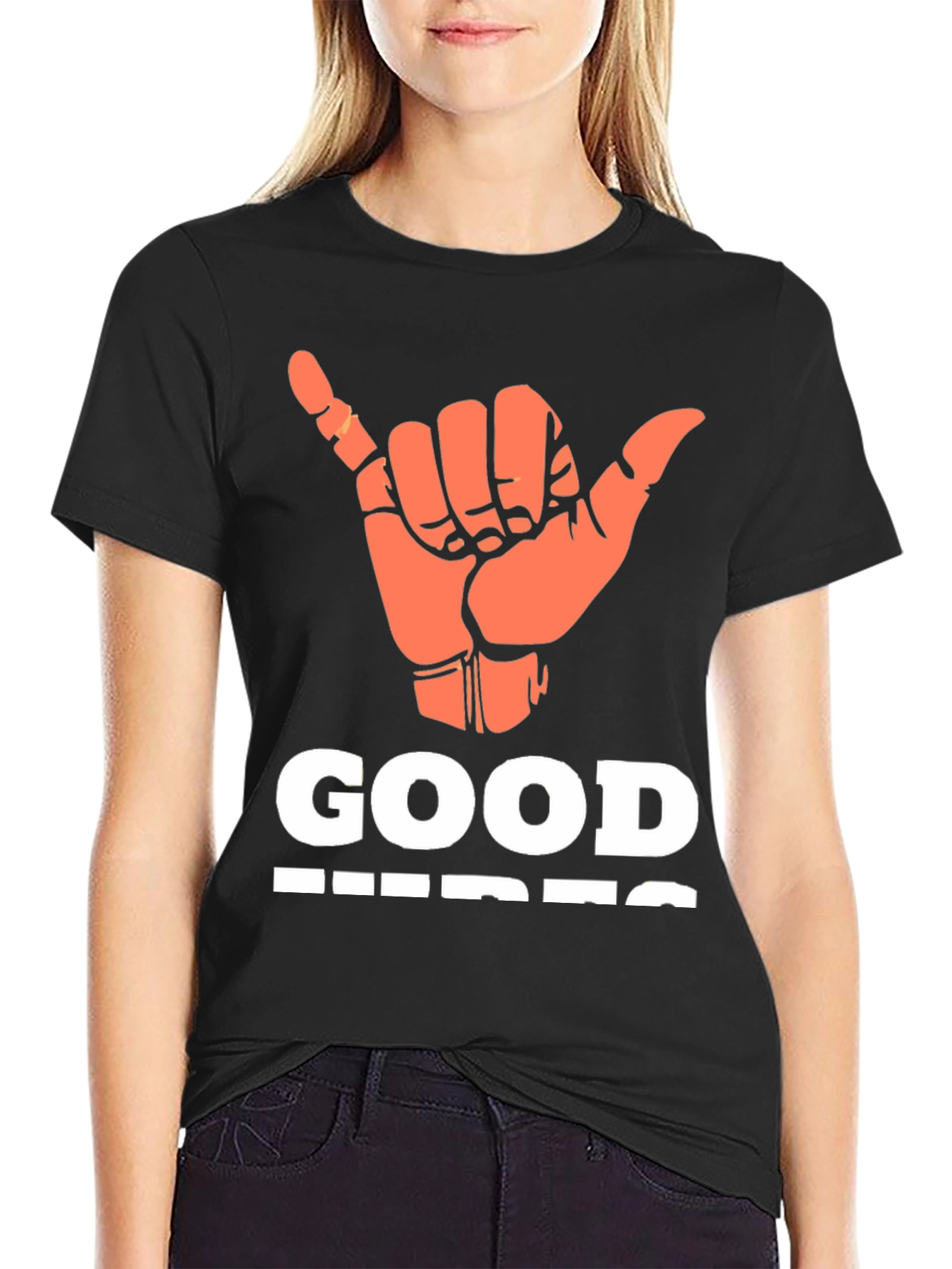 Good Vibes Graphic T-Shirt - Casual Style