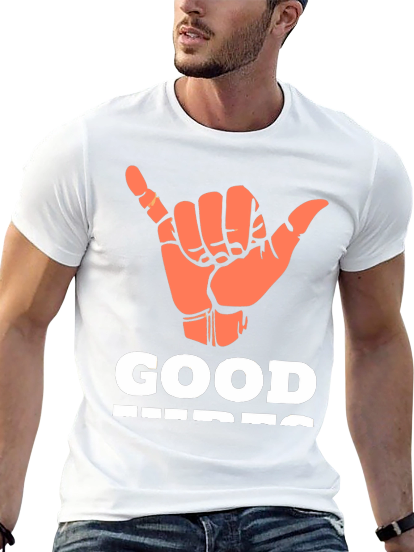 Good Vibes Graphic T-Shirt - Casual Style