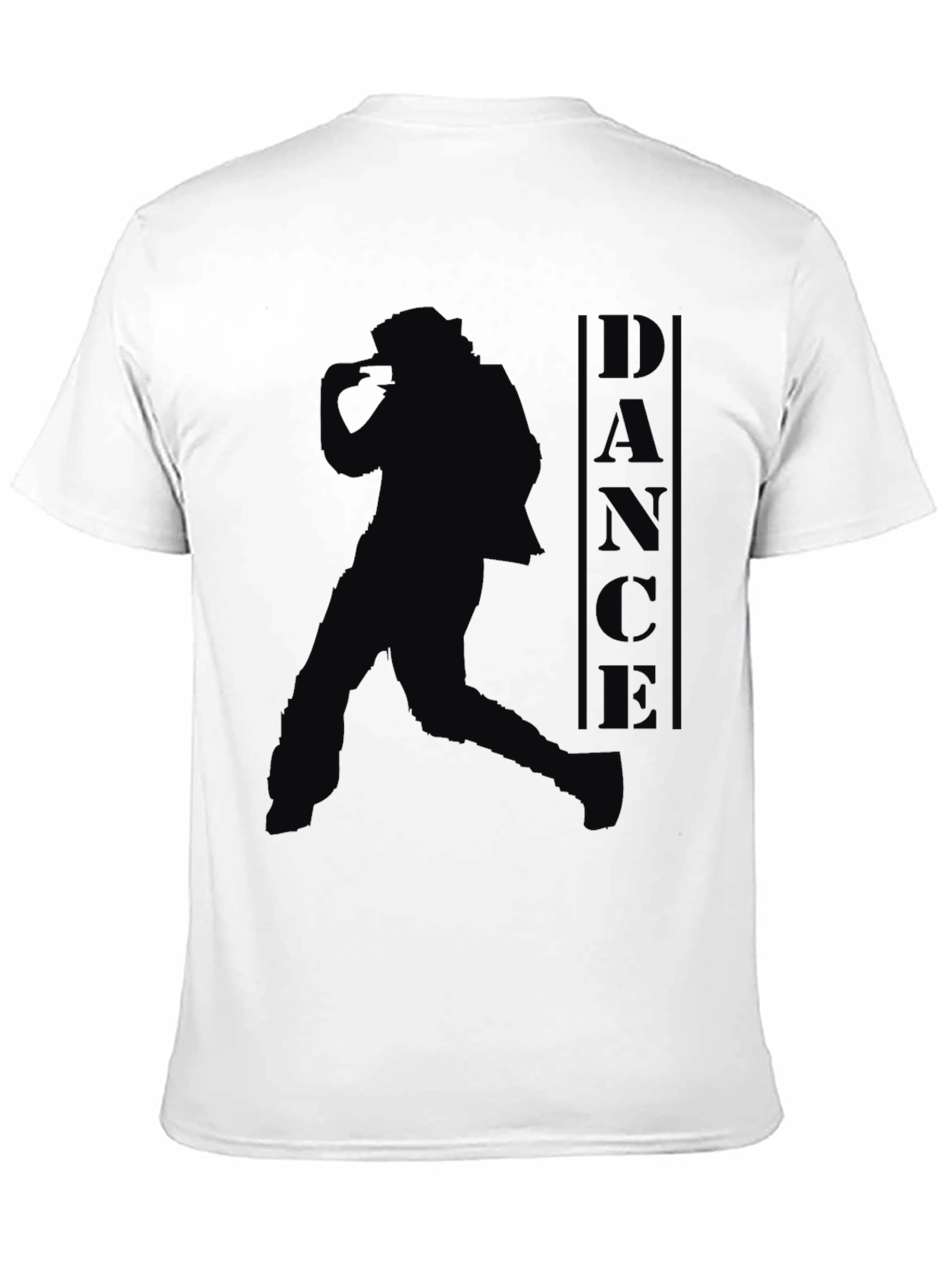Black Dance Silhouette Graphic T-Shirt