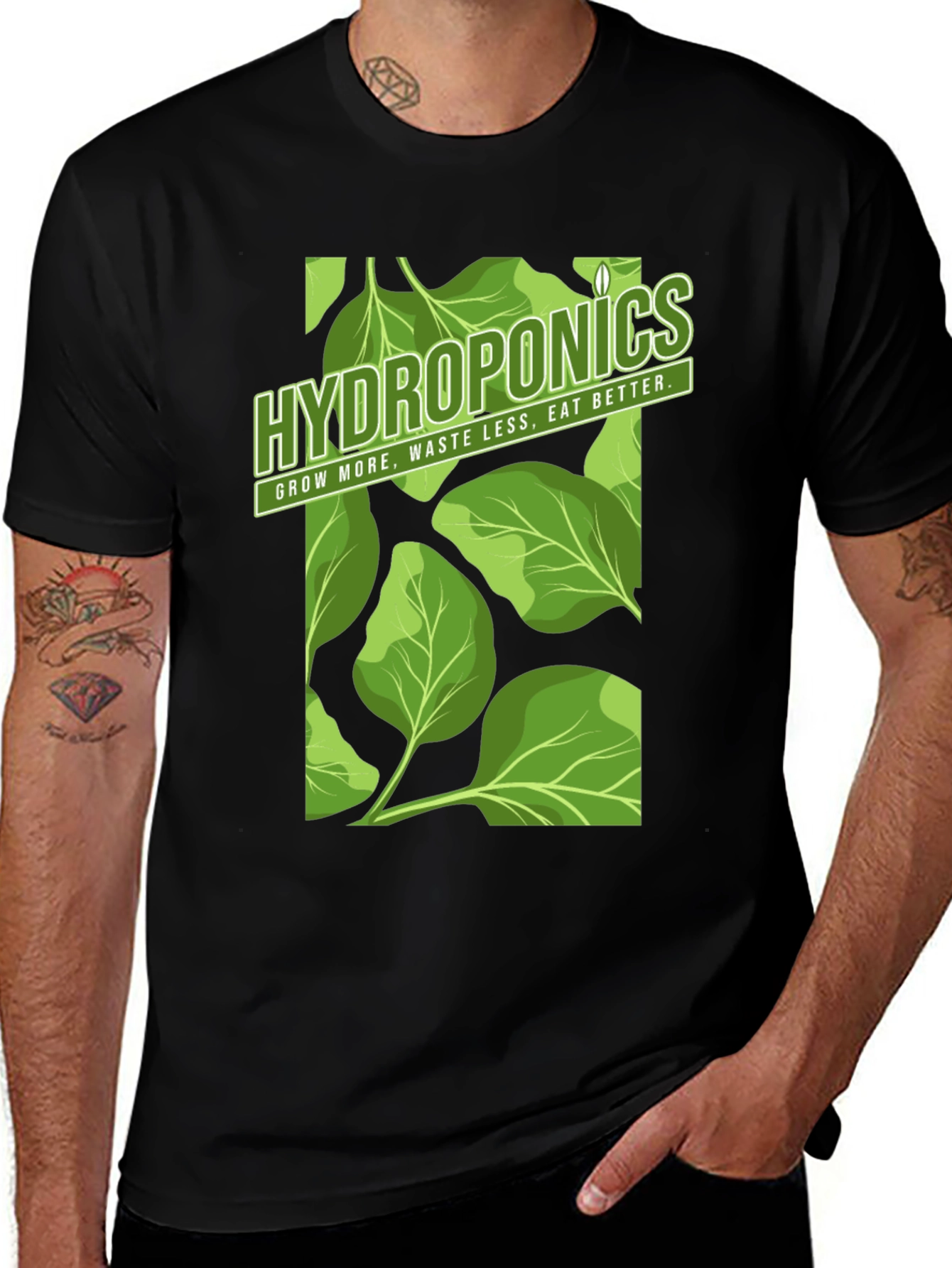 Hydroponics Graphic Tee - Grow More Eat Better
