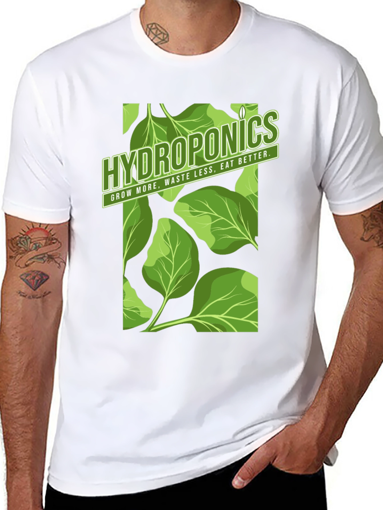 Hydroponics Graphic Tee - Grow More Eat Better