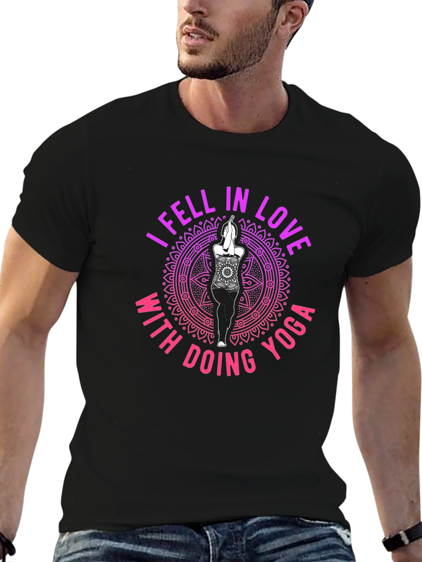 Yoga Love Tee - Relaxed Fit Graphic T-Shirt