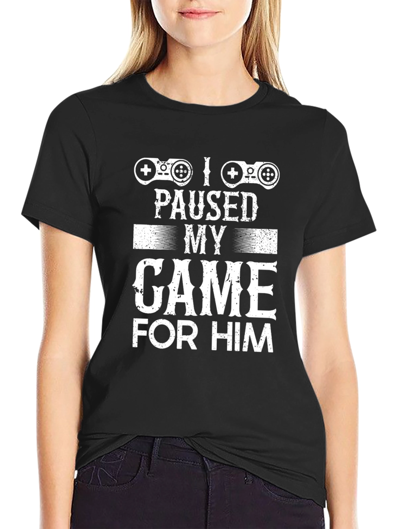 Paused My Game For Him Graphic T-Shirt