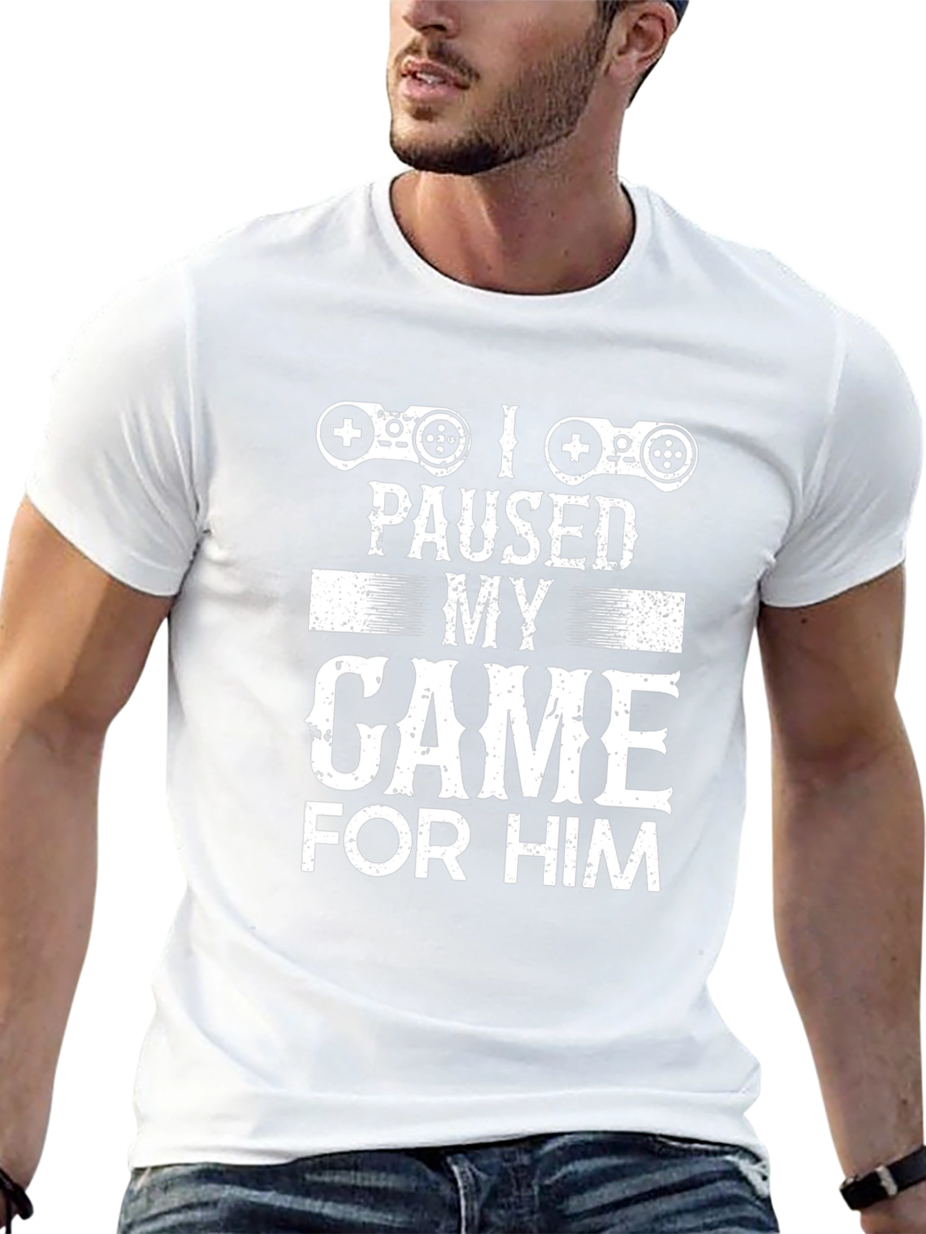 Paused My Game For Him Graphic T-Shirt