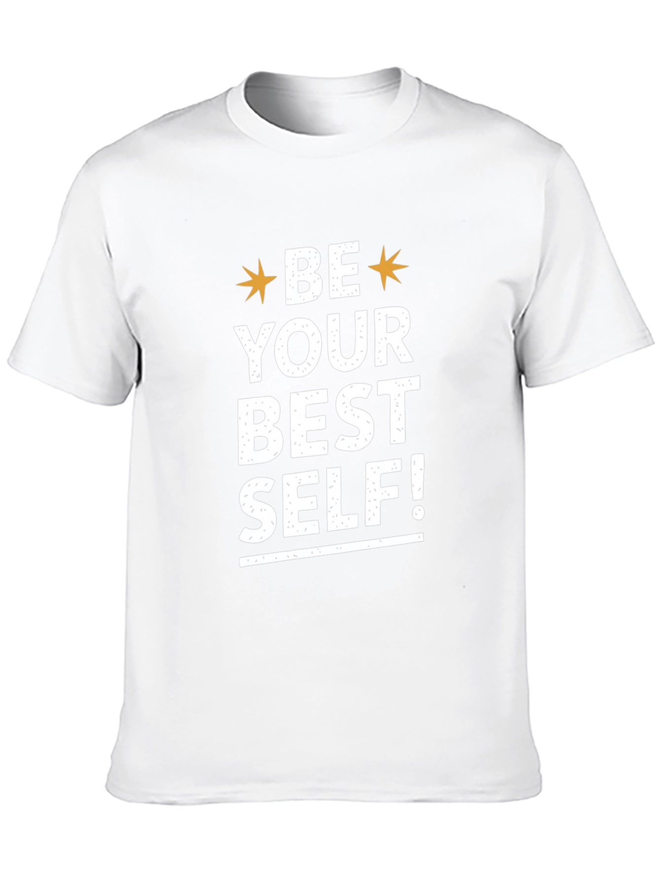 Motivational Be Your Best Self! Black T-Shirt