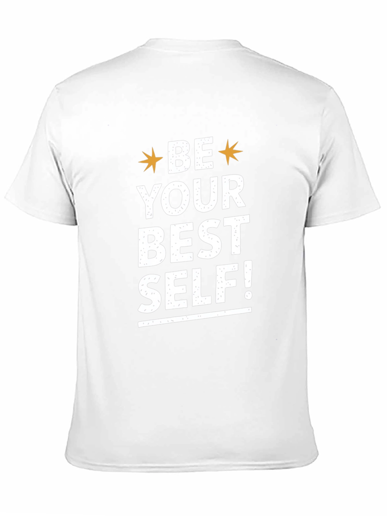 Motivational Be Your Best Self! Black T-Shirt
