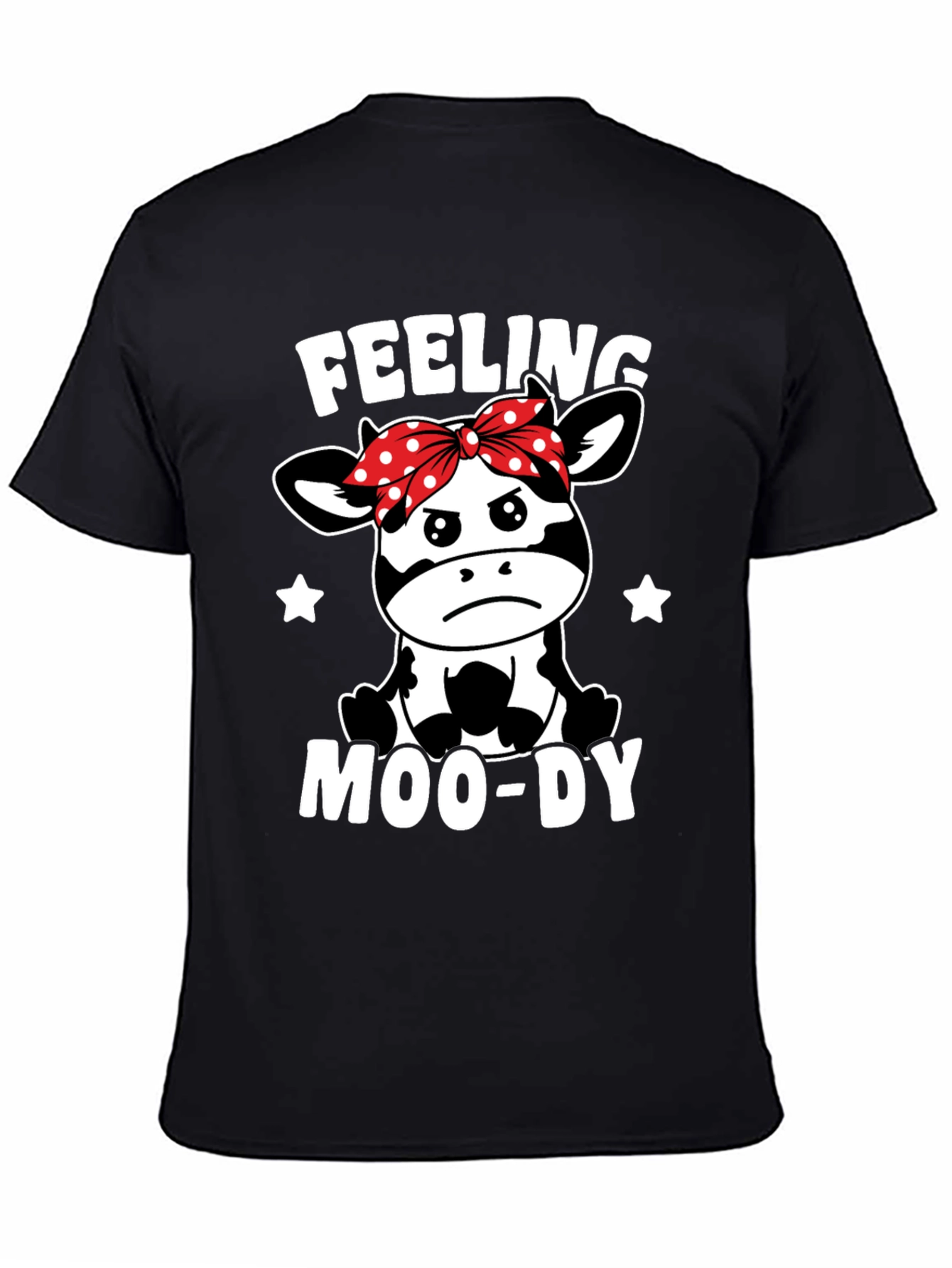 Feeling Moo-Dy Cow Graphic Tee