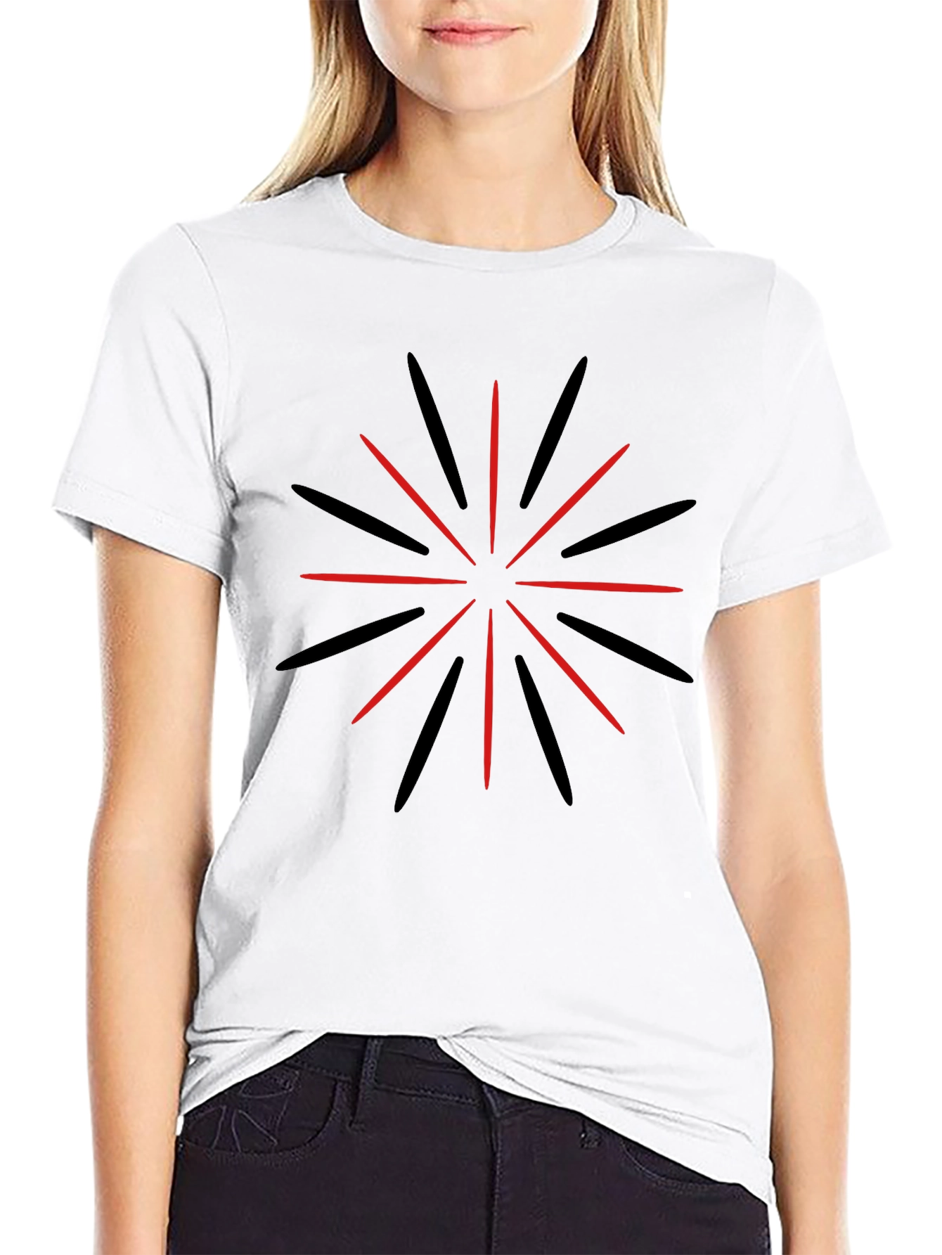 Starburst Graphic Tee - Casual Style