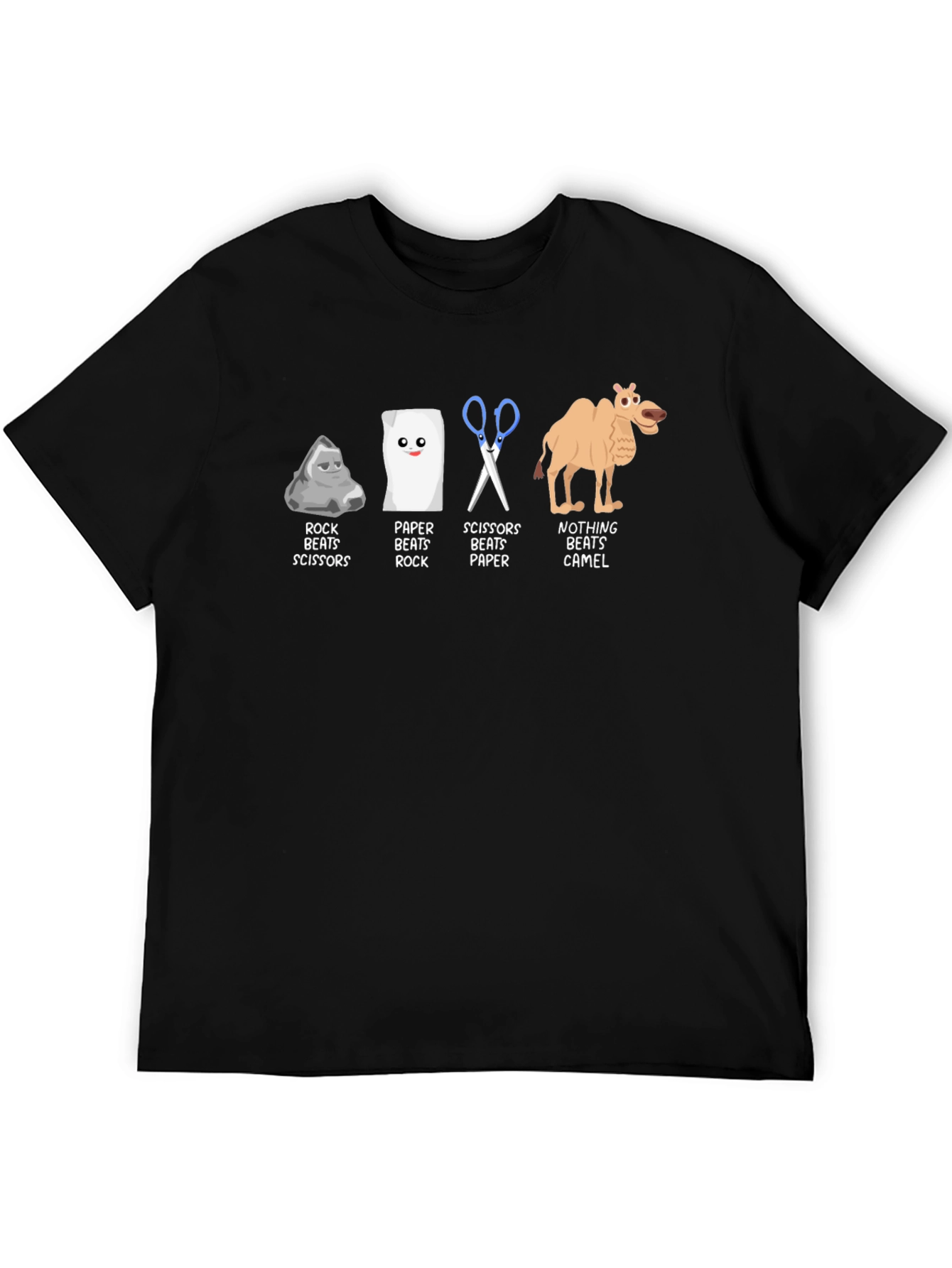 Rock Paper Scissors Camel T-Shirt